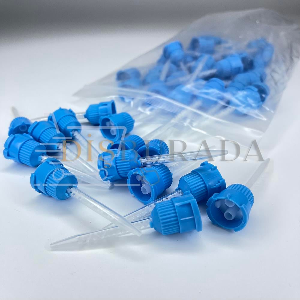 Silikon Karıştırma Ucu Mavi