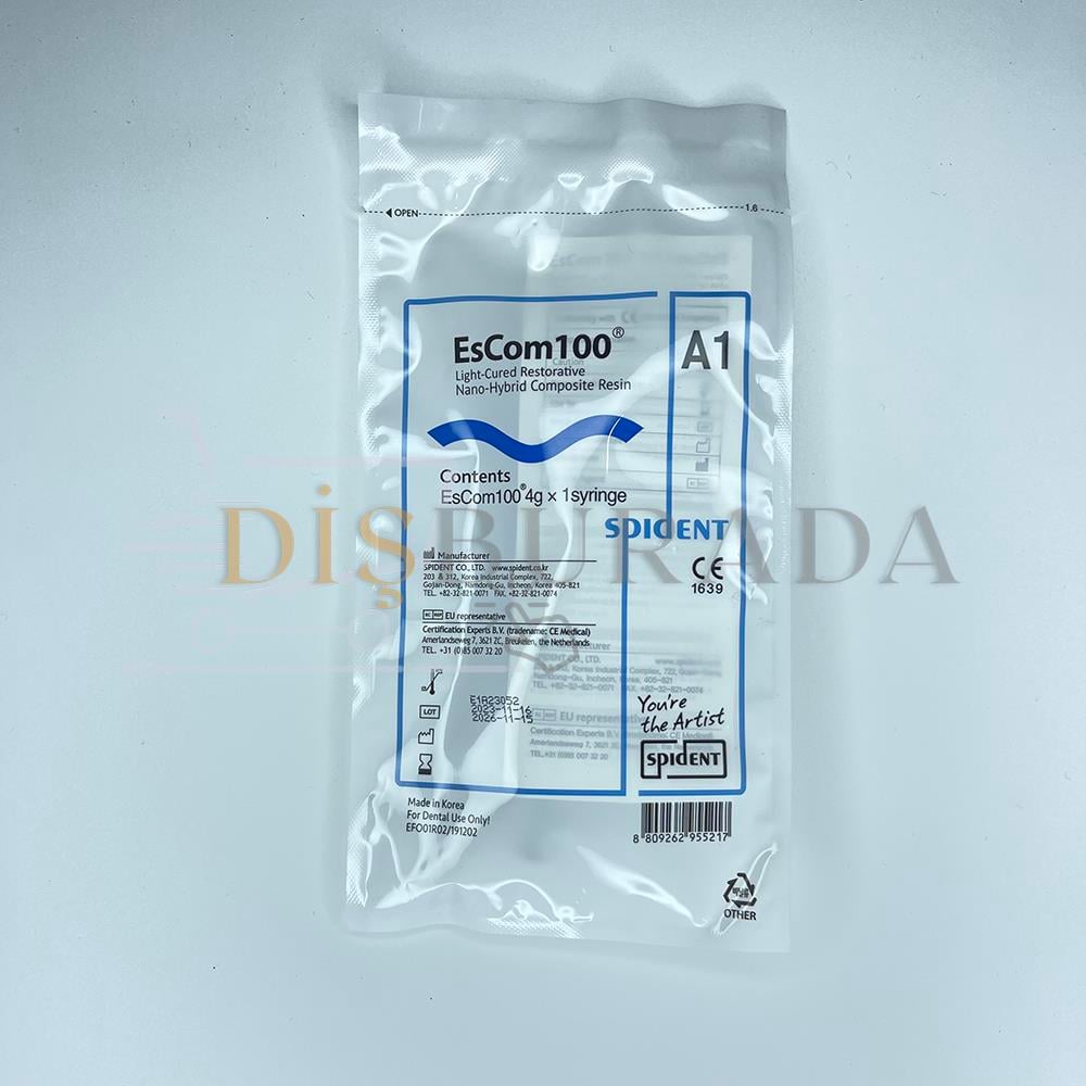 Spıdent Escom 100 Hibrit Kompozit  Tek Tüp A1
