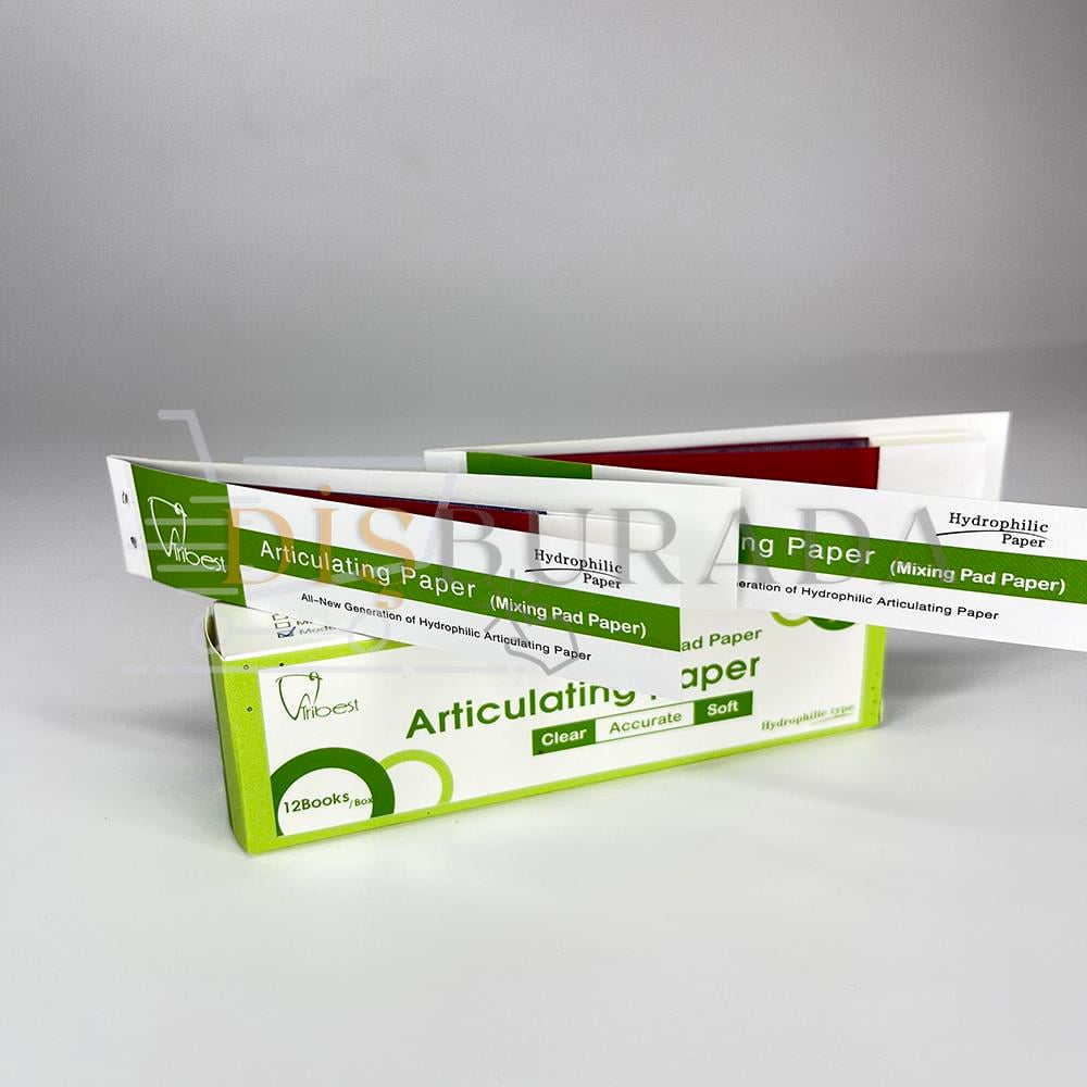 Tribest Artikülasyon Kağıdı Çift Taraflı 100µ 