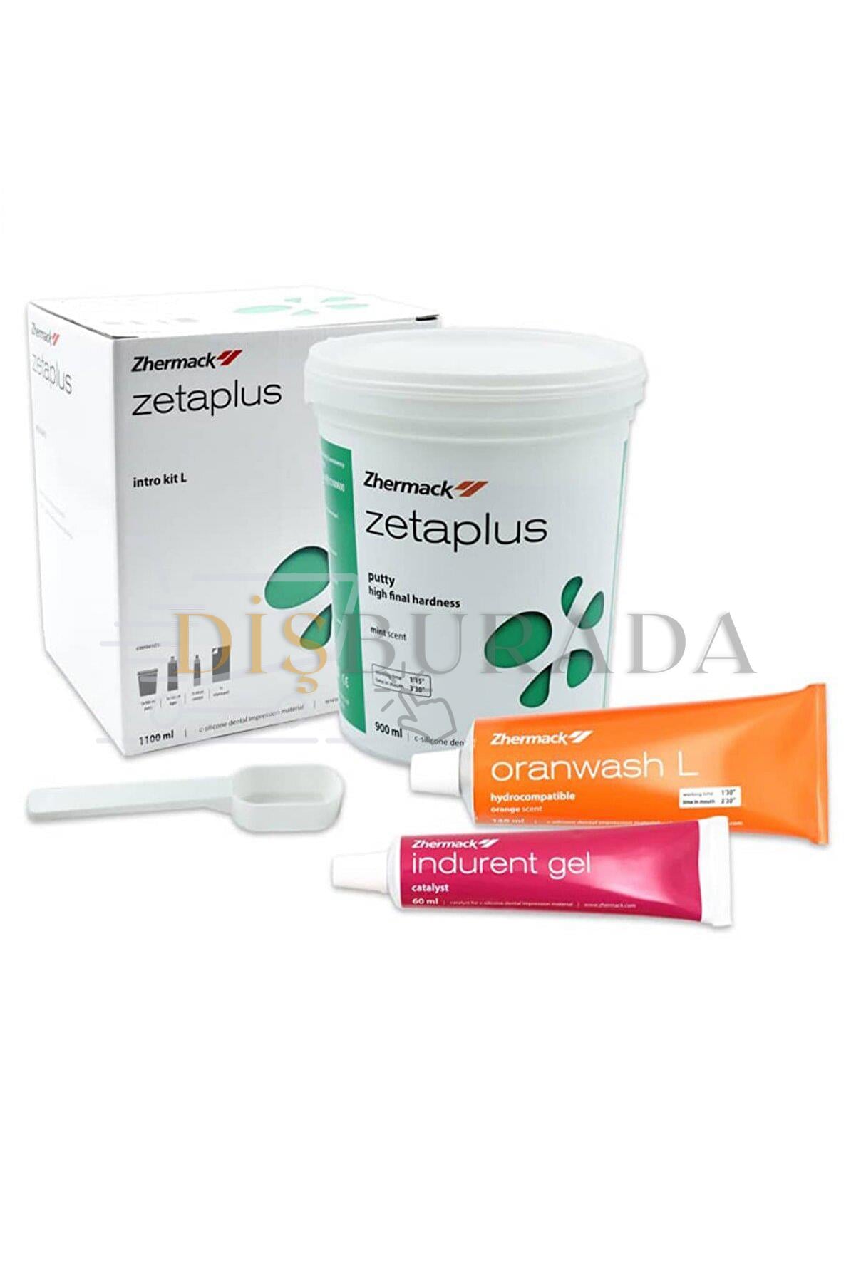 Zhermack  Zetaplus İntro Kit L C Tipi Silikon Ölçü Maddesi Ref:C100730