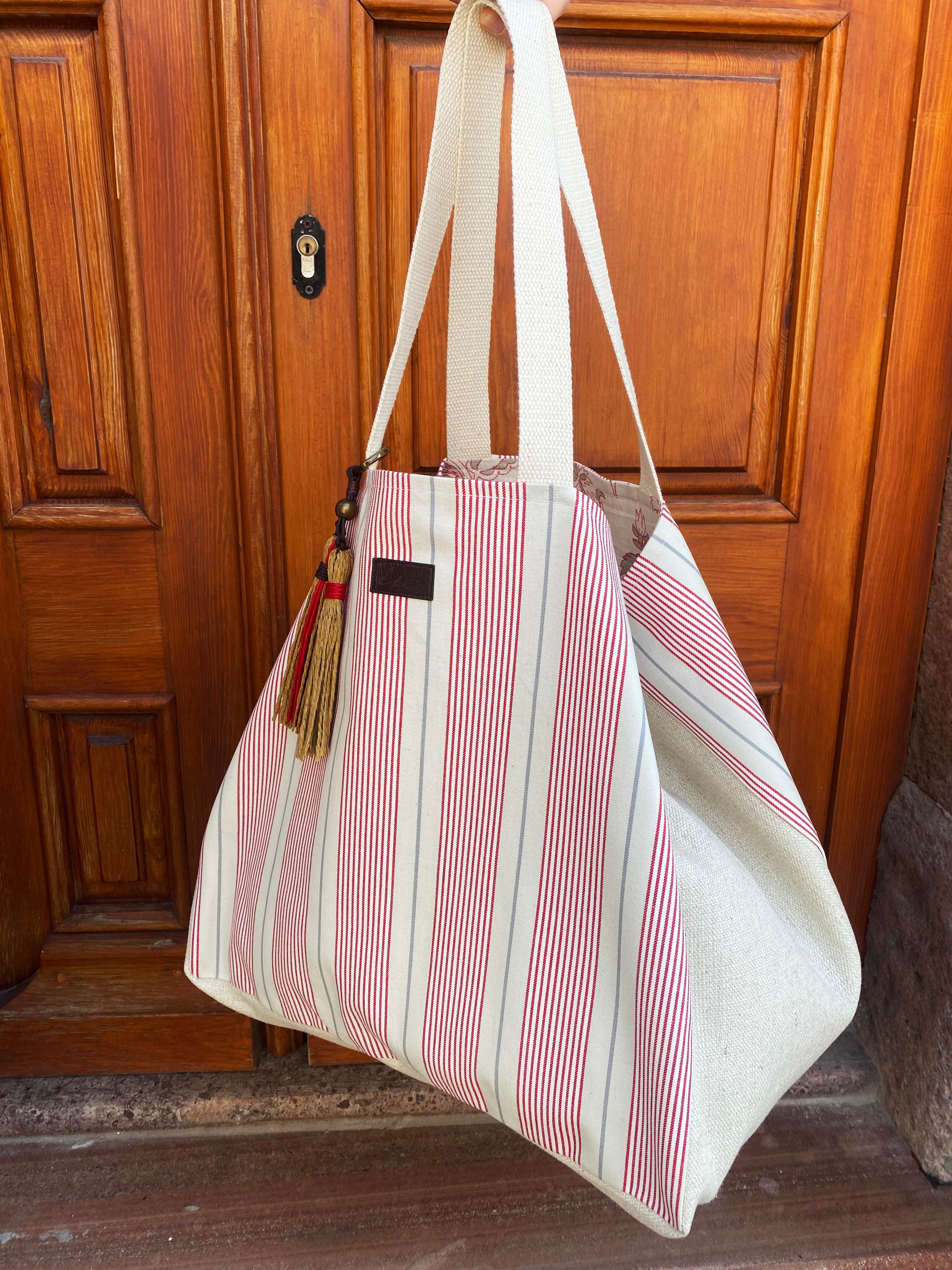 Hera Çizgili Çanta