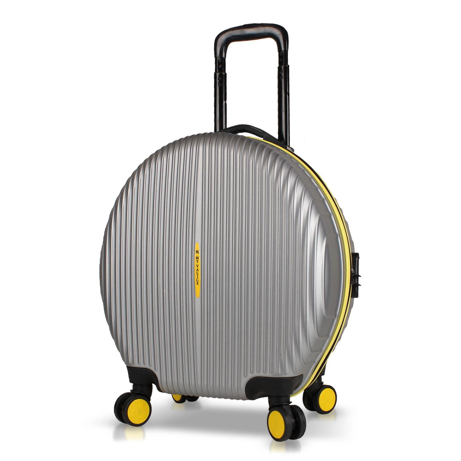 My Valice Bubble Abs Yuvarlak Valiz Gri