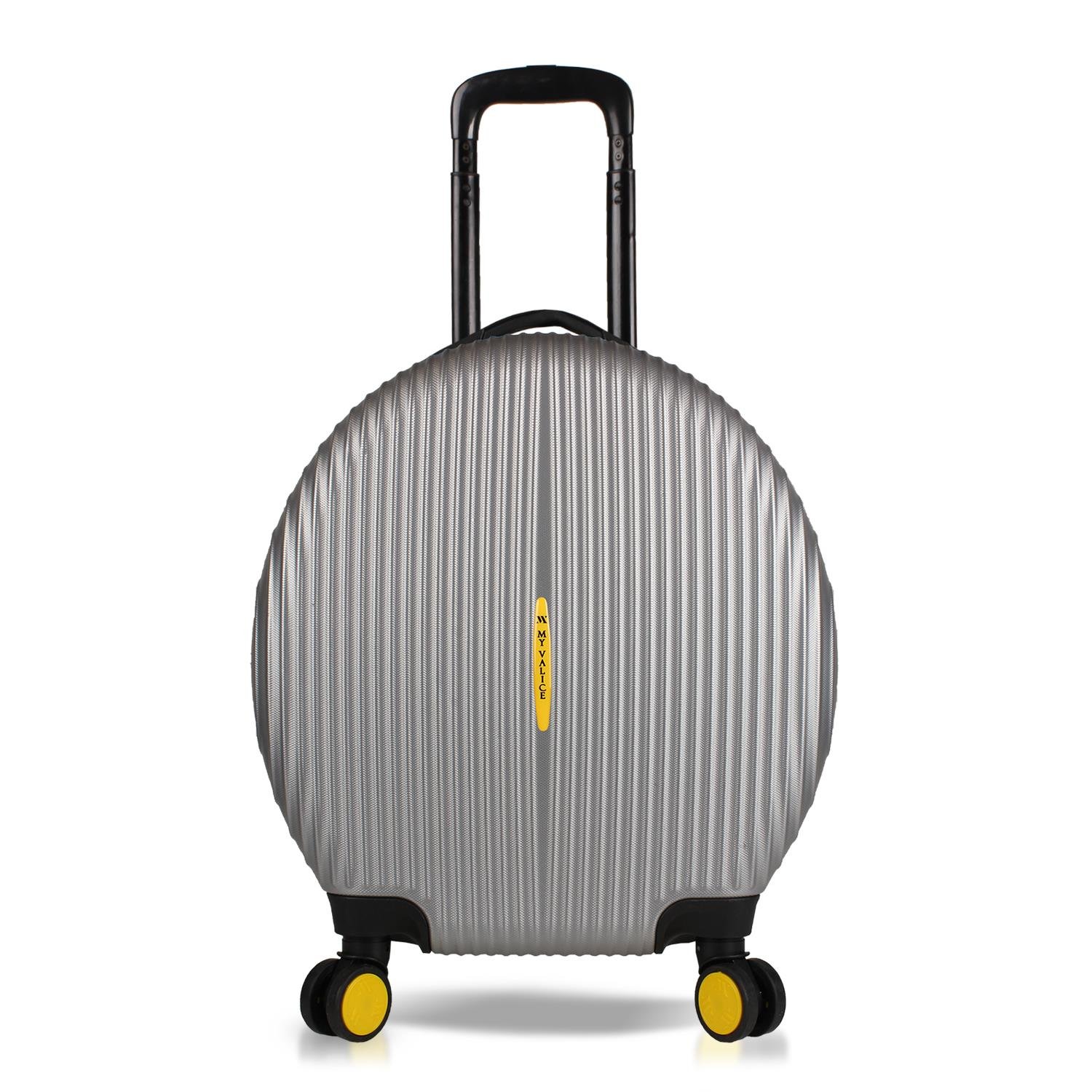 My Valice Bubble Abs Yuvarlak Valiz Gri