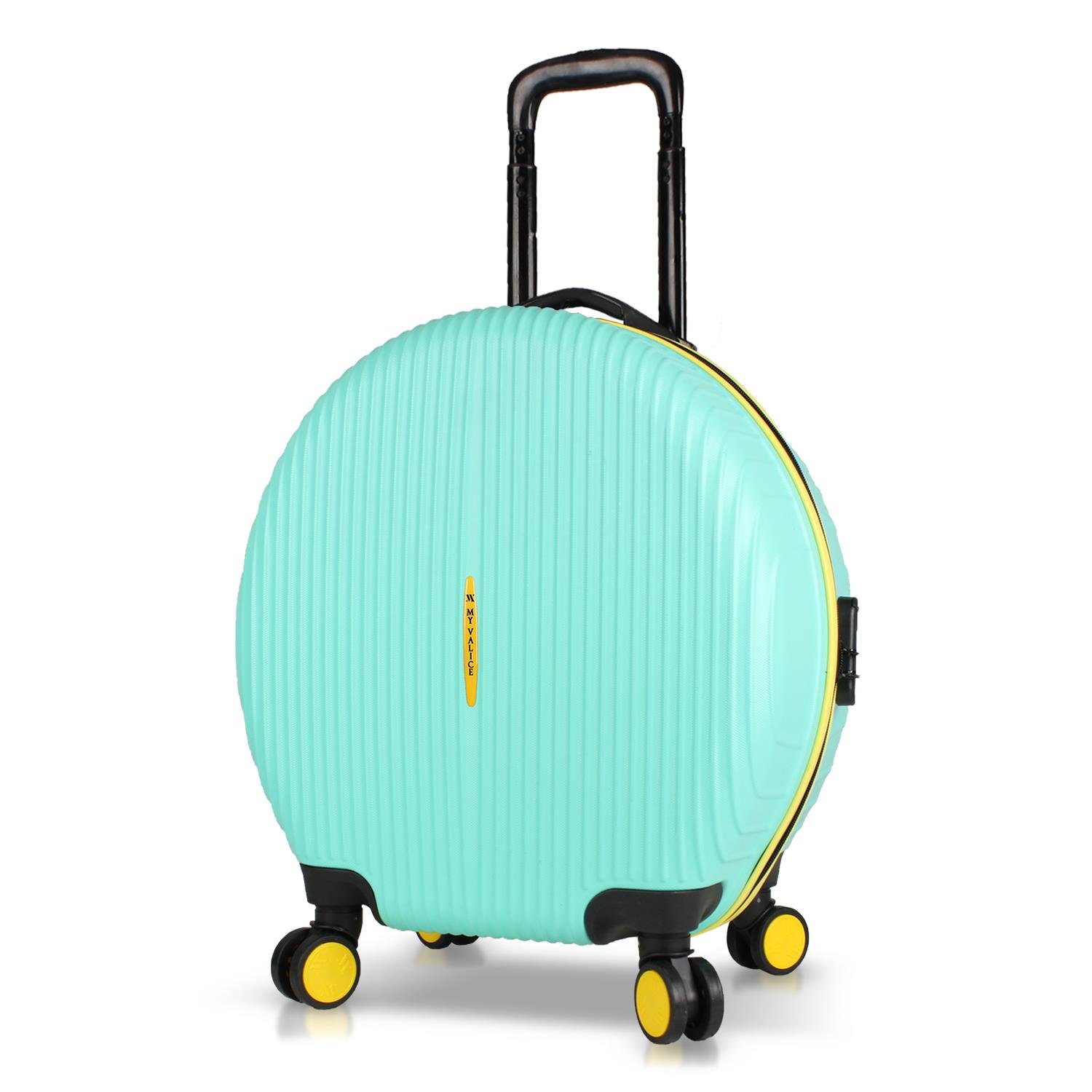 My Valice Bubble Abs Yuvarlak Valiz Mint Yeşili