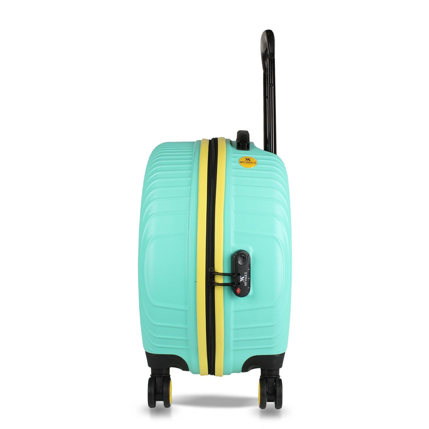 My Valice Bubble Abs Yuvarlak Valiz Mint Yeşili