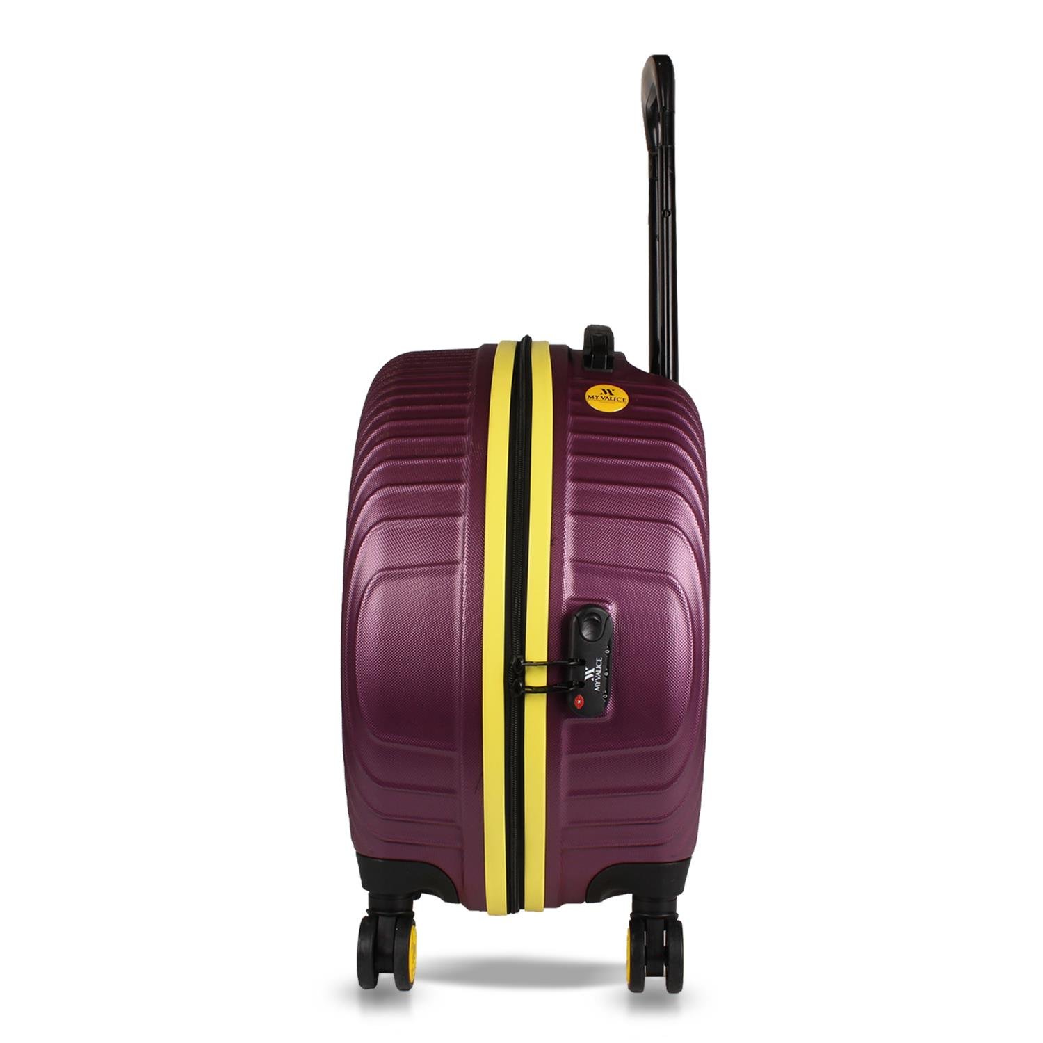 My Valice Bubble Abs Yuvarlak Valiz Mürdüm