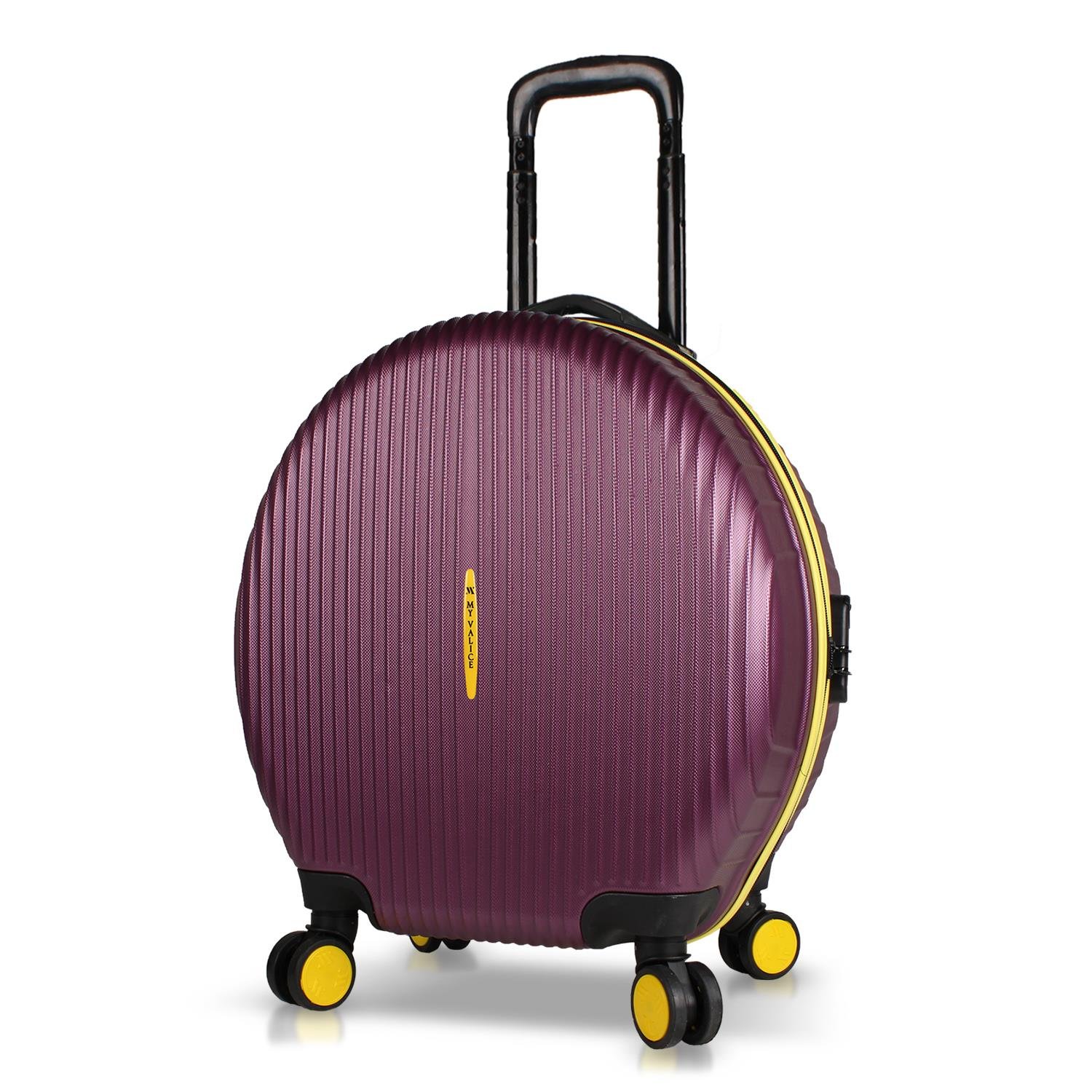 My Valice Bubble Abs Yuvarlak Valiz Mürdüm