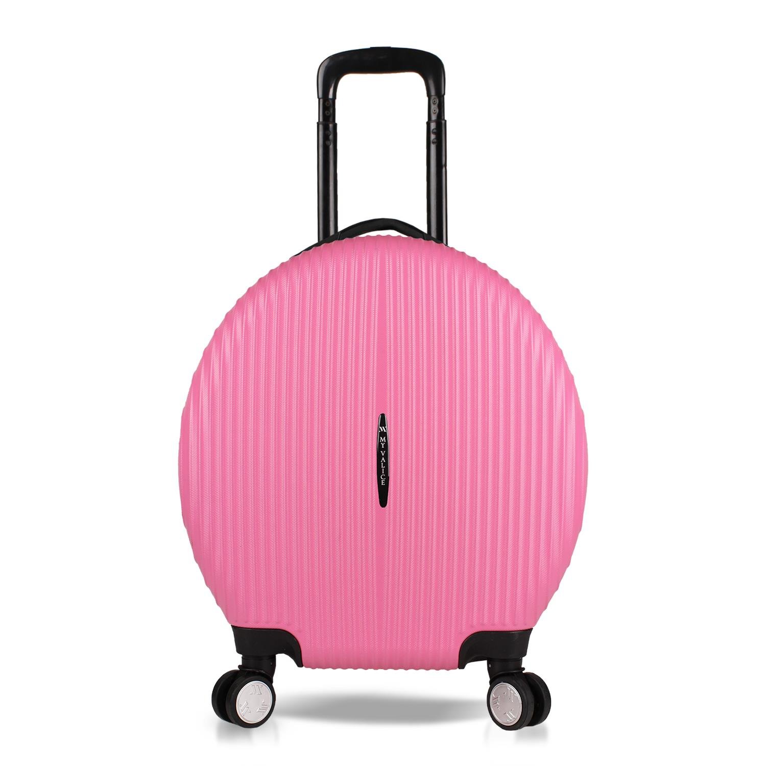 My Valice Bubble Abs Yuvarlak Valiz Pembe