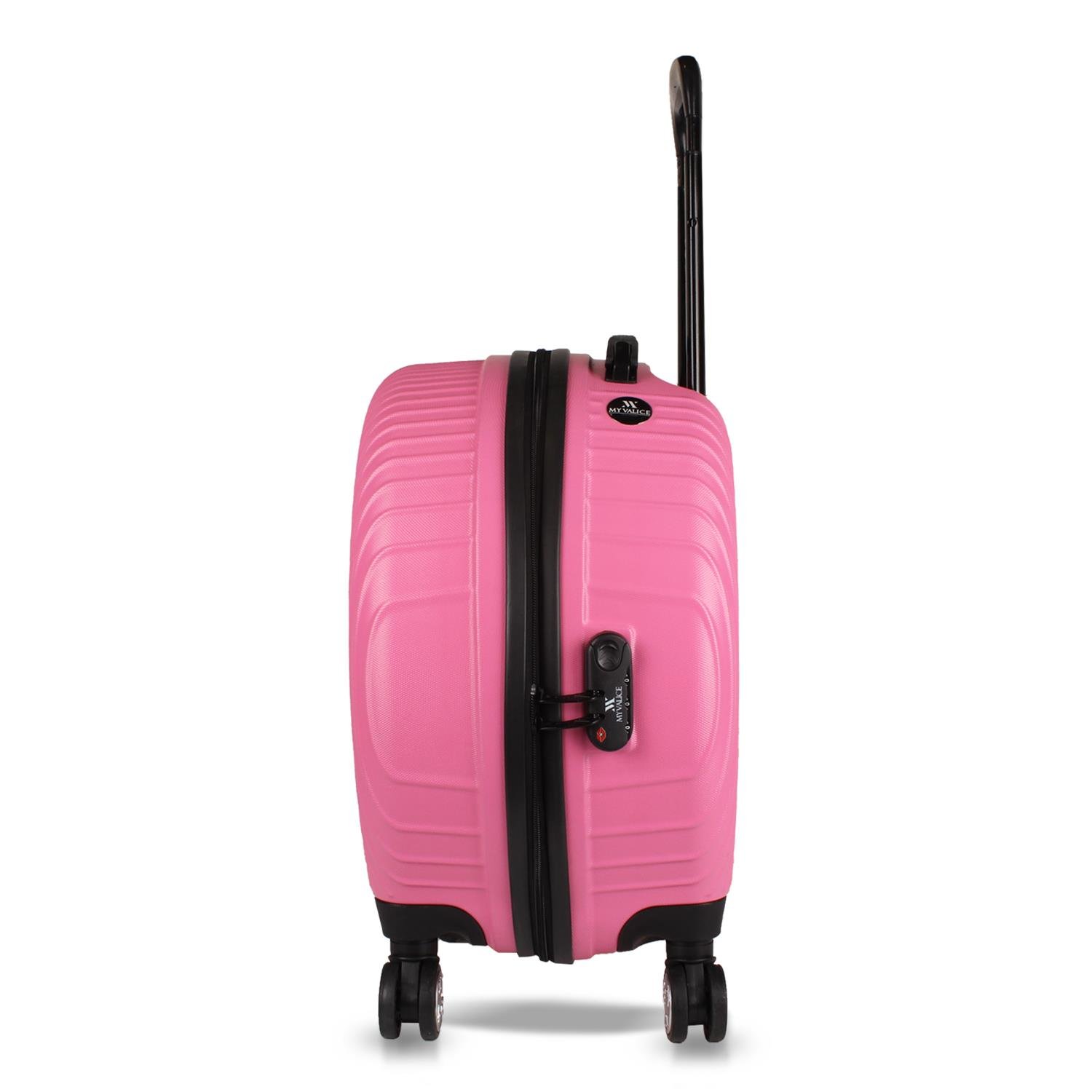 My Valice Bubble Abs Yuvarlak Valiz Pembe