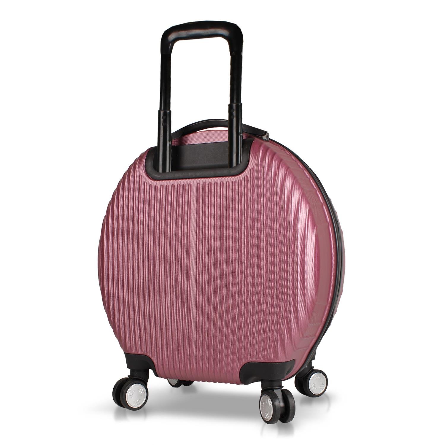 My Valice Bubble Abs Yuvarlak Valiz Rose Gold