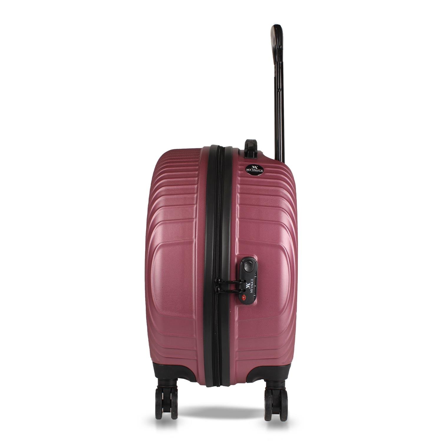 My Valice Bubble Abs Yuvarlak Valiz Rose Gold