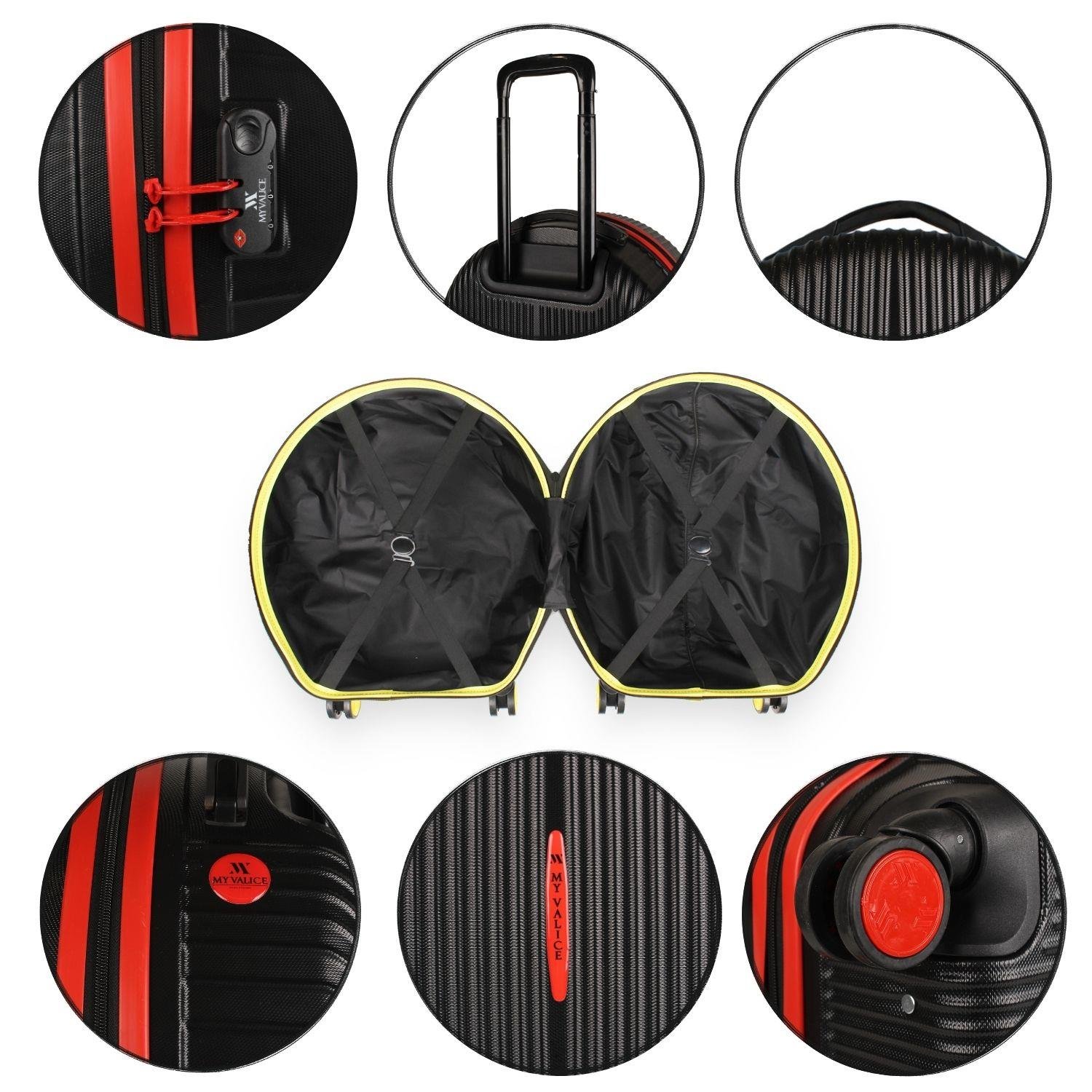 My Valice Bubble Abs Yuvarlak Valiz