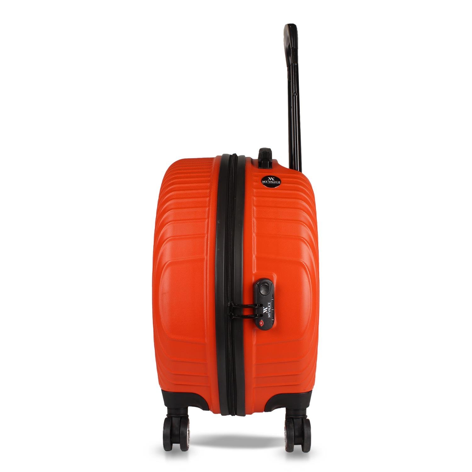 My Valice Bubble Abs Yuvarlak Valiz Turuncu