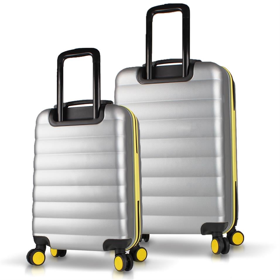 My Valice Colors Abs Kabin ve Orta Boy Gri  2'li Valiz Seti