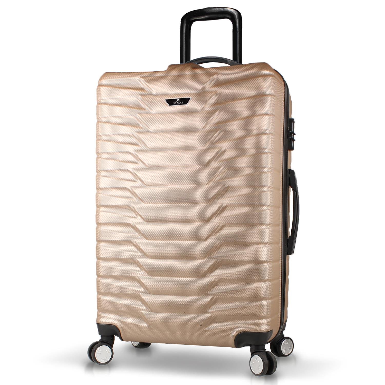 My Valice Croc Abs Large Size Luggage Gold