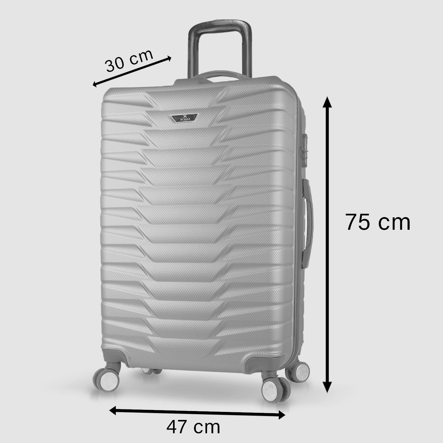 My Valice Croc Abs Large Size Luggage Gold