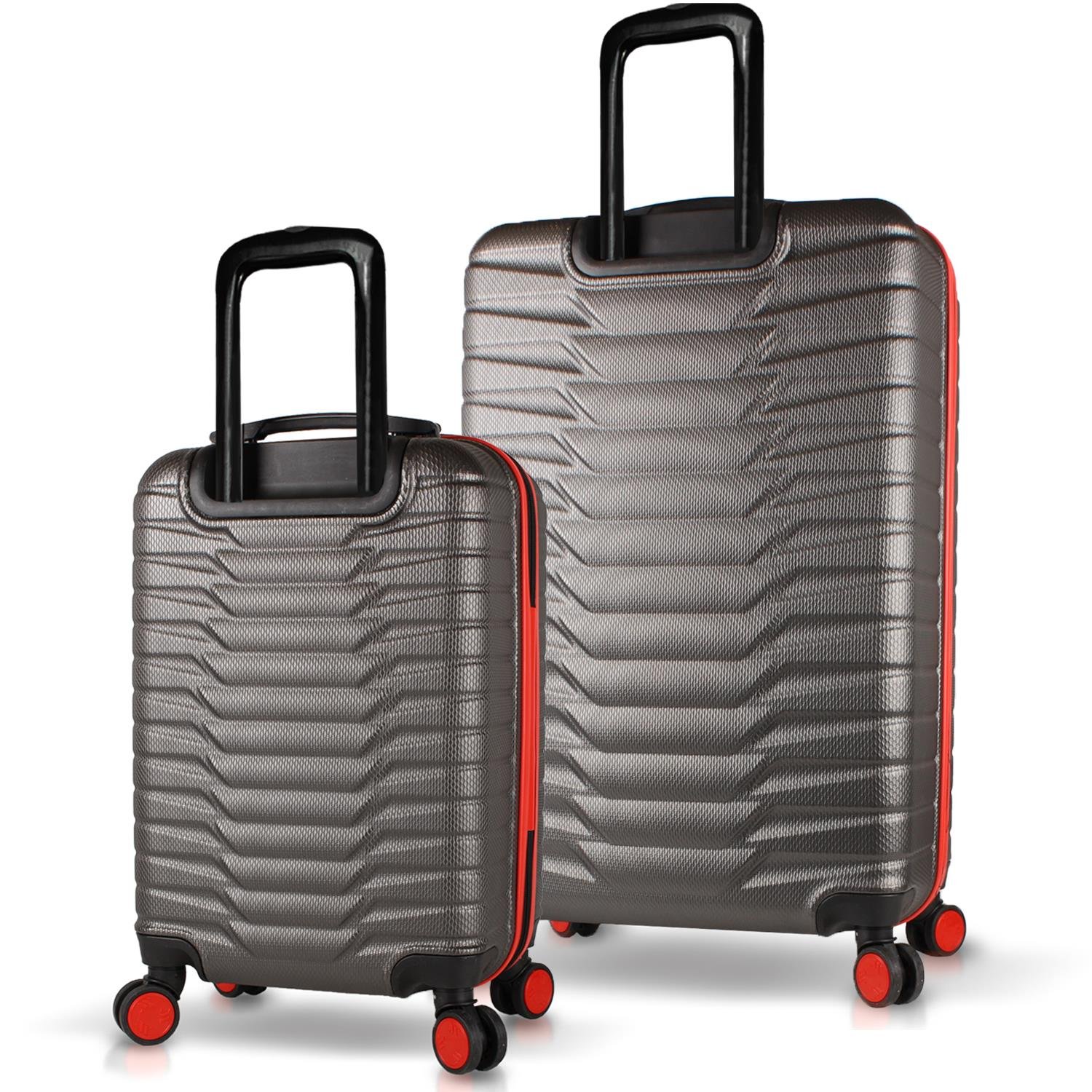 My Valice Croc Abs Kabin ve Büyük Boy Antrasit 2'li Valiz Seti