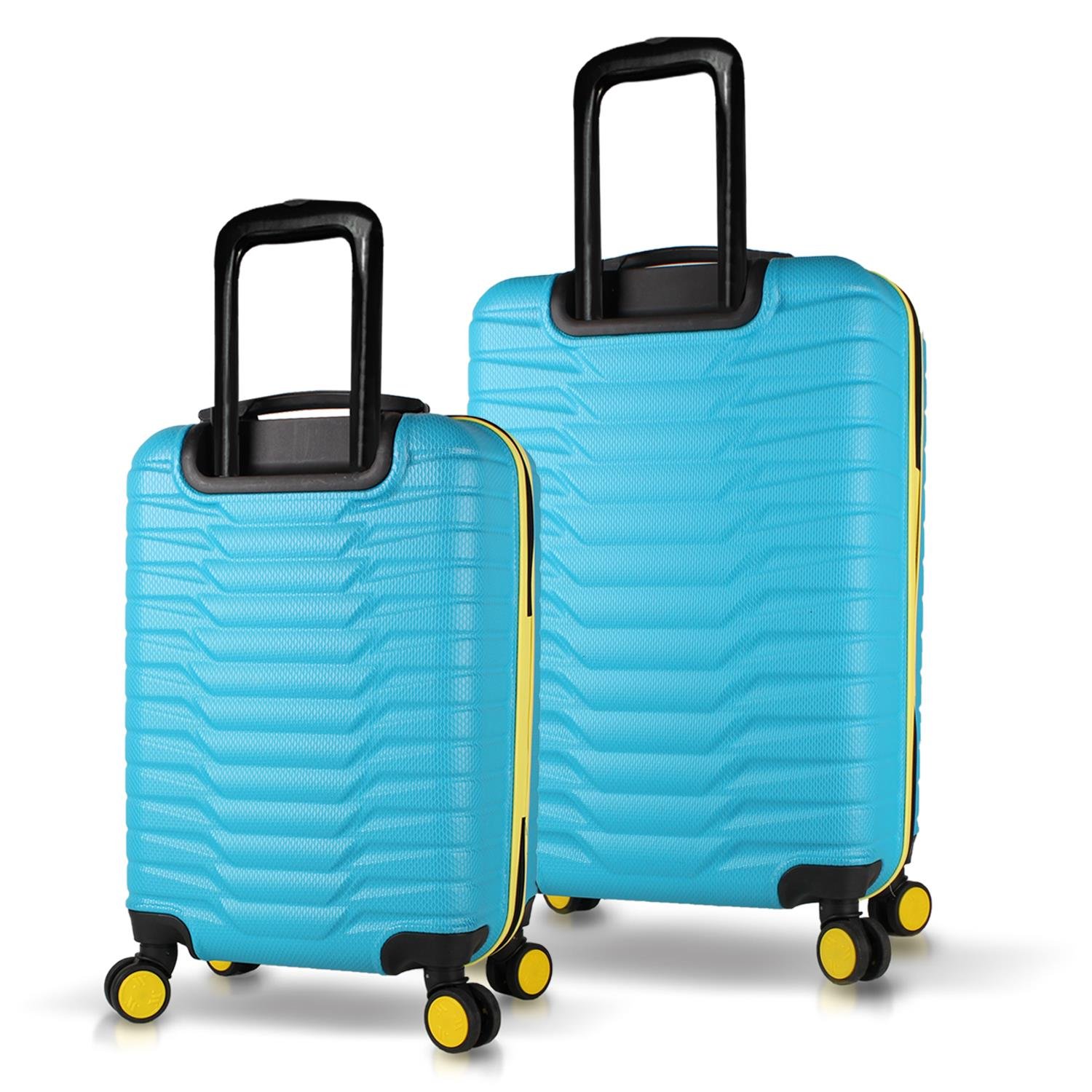 My Valice Croc Abs Cabin and Medium Size Set of 2 Luggage Set Turquoise