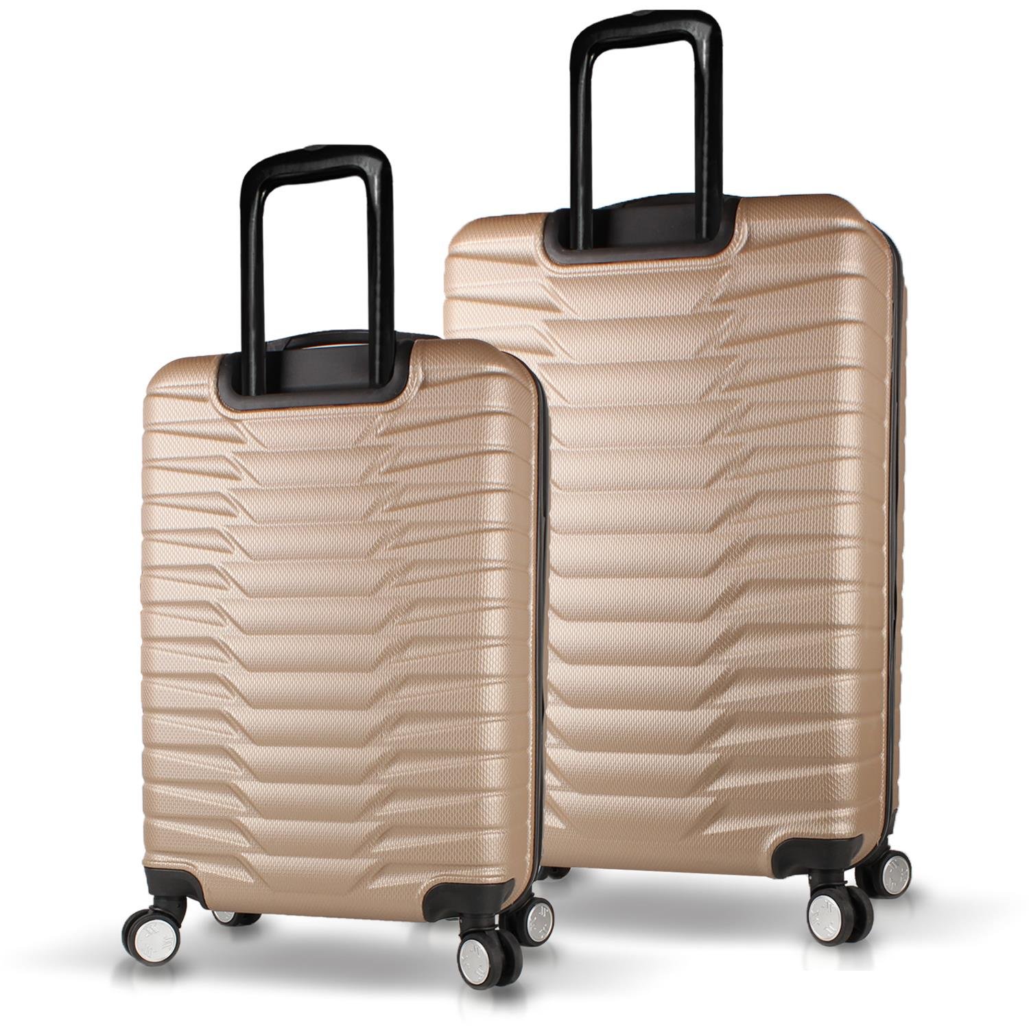 My Valice Croc Abs Medium and Large Size Set of 2 Luggage Set Gold