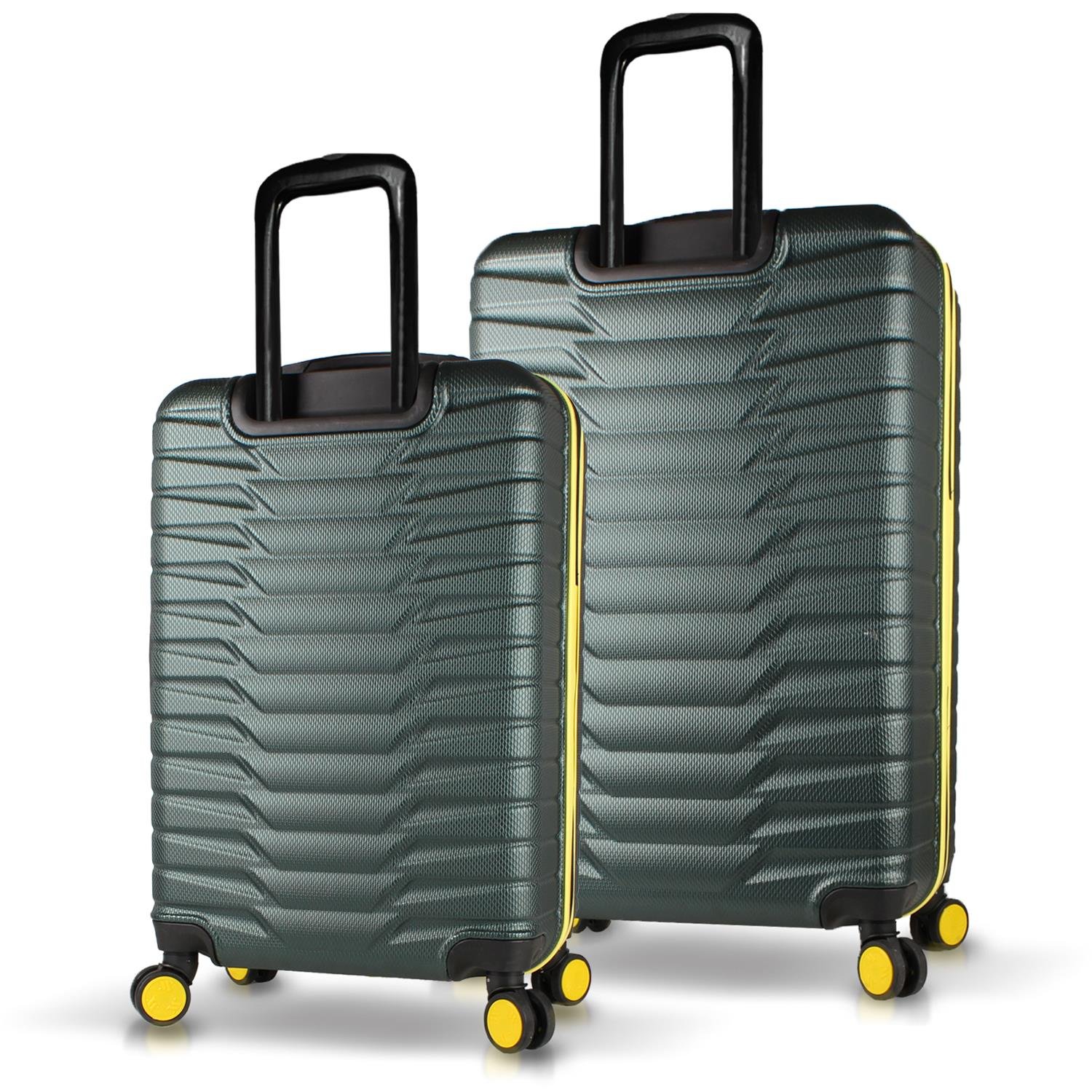 My Valice Croc Abs Medium and Large Size Set of 2 Luggage Set Khaki