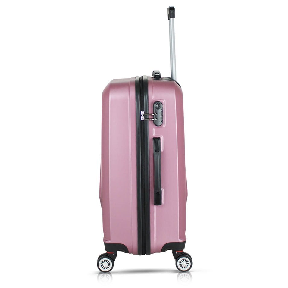 My Valice Diamond Abs 2'li Valiz Seti (Kabin ve Orta) Rose Gold