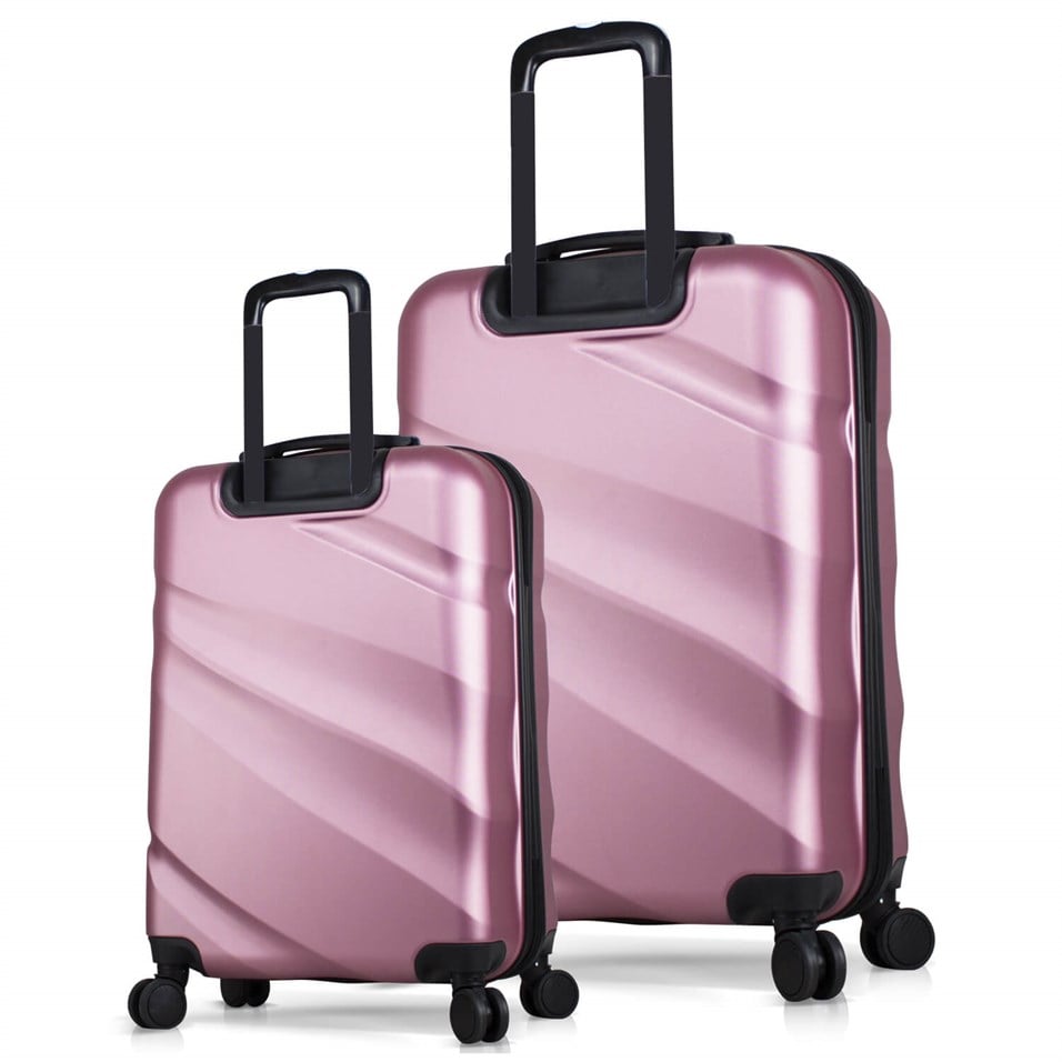 My Valice Elegance Abs 2'li Valiz Seti (Kabin ve Büyük) Rose Gold
