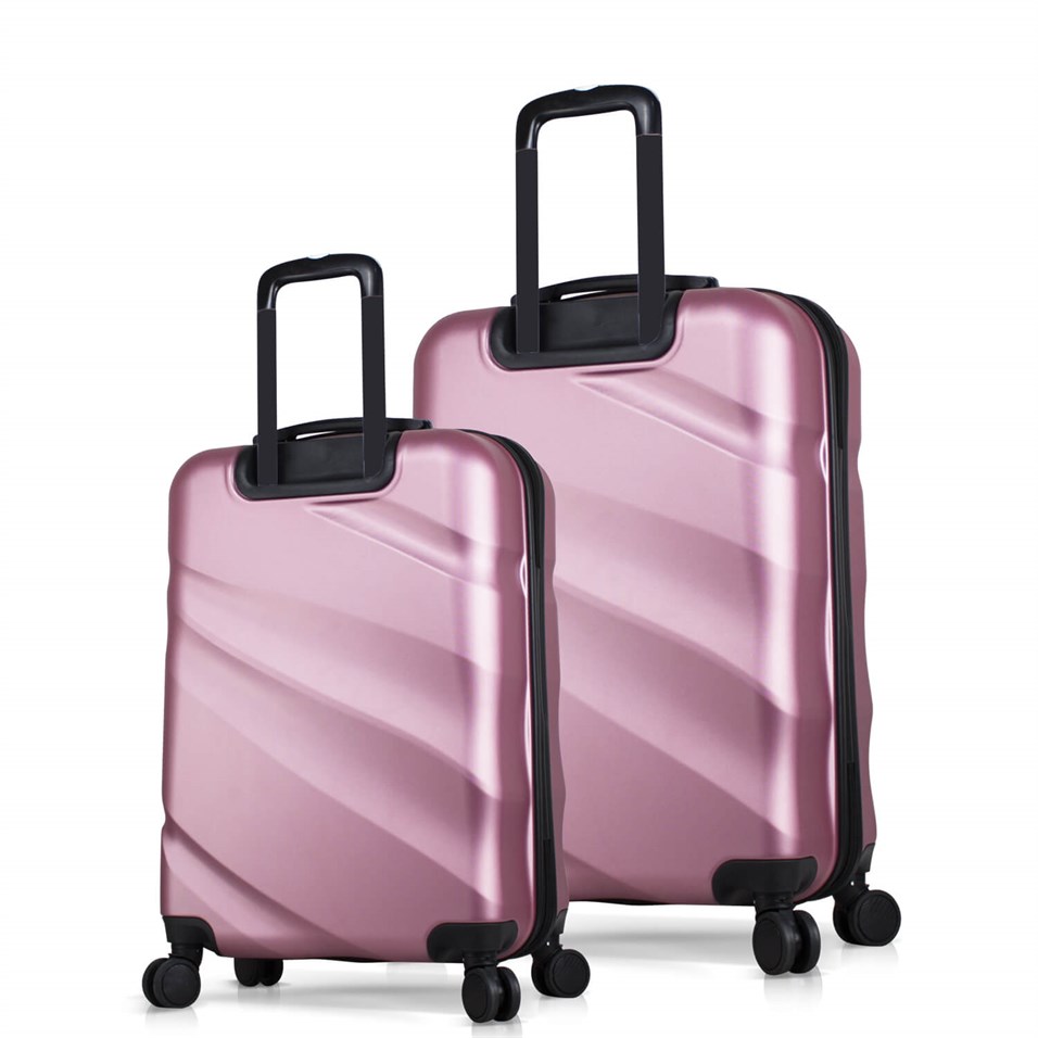 My Valice Elegance Abs 2'li Valiz Seti (Kabin ve Orta) Rose Gold