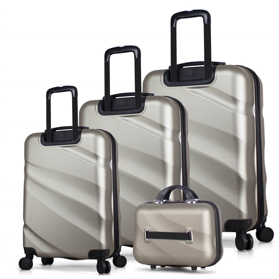My Valice Elegance Abs 4'lü Travel Valiz Seti Gold