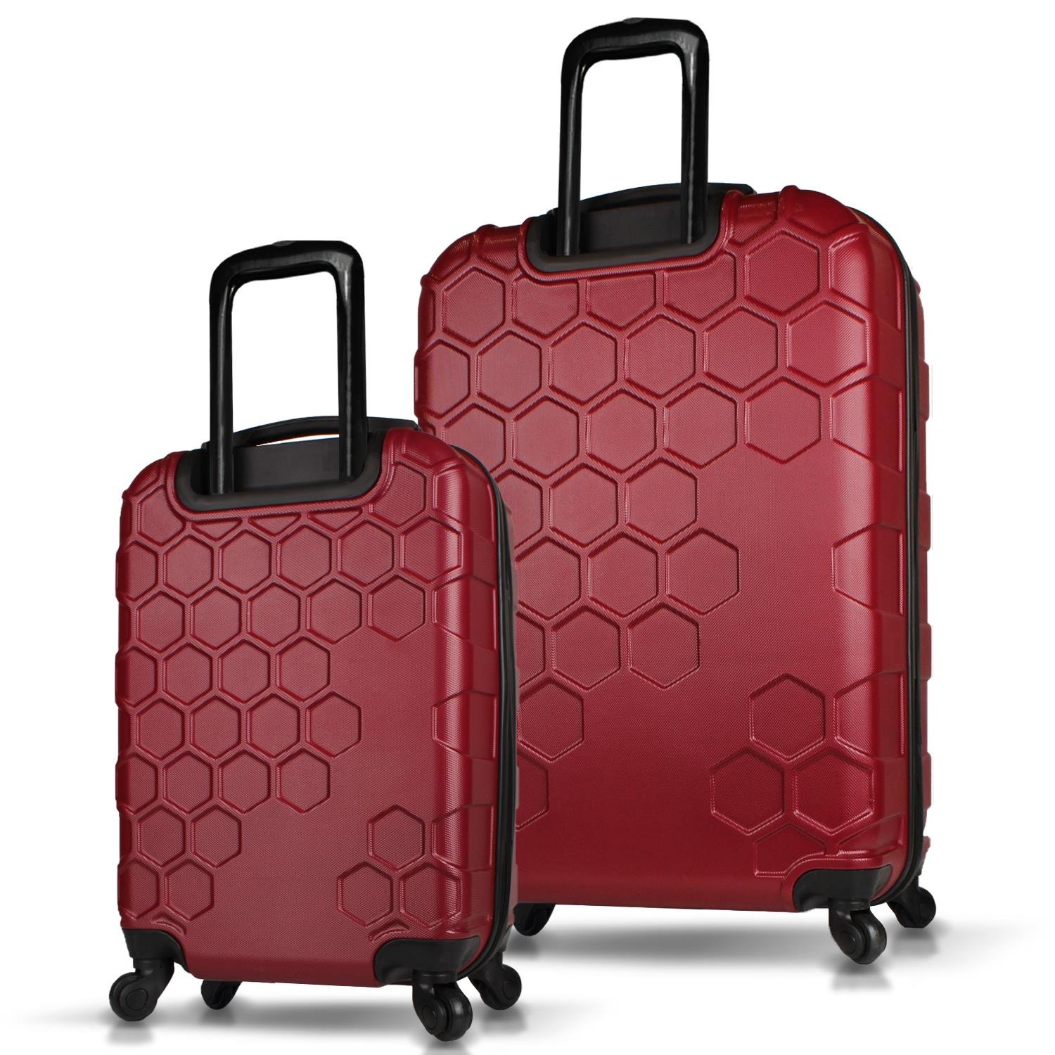 My Valice Honey Abs Cabin and Large Size Set of 2 Luggage Set Khaki