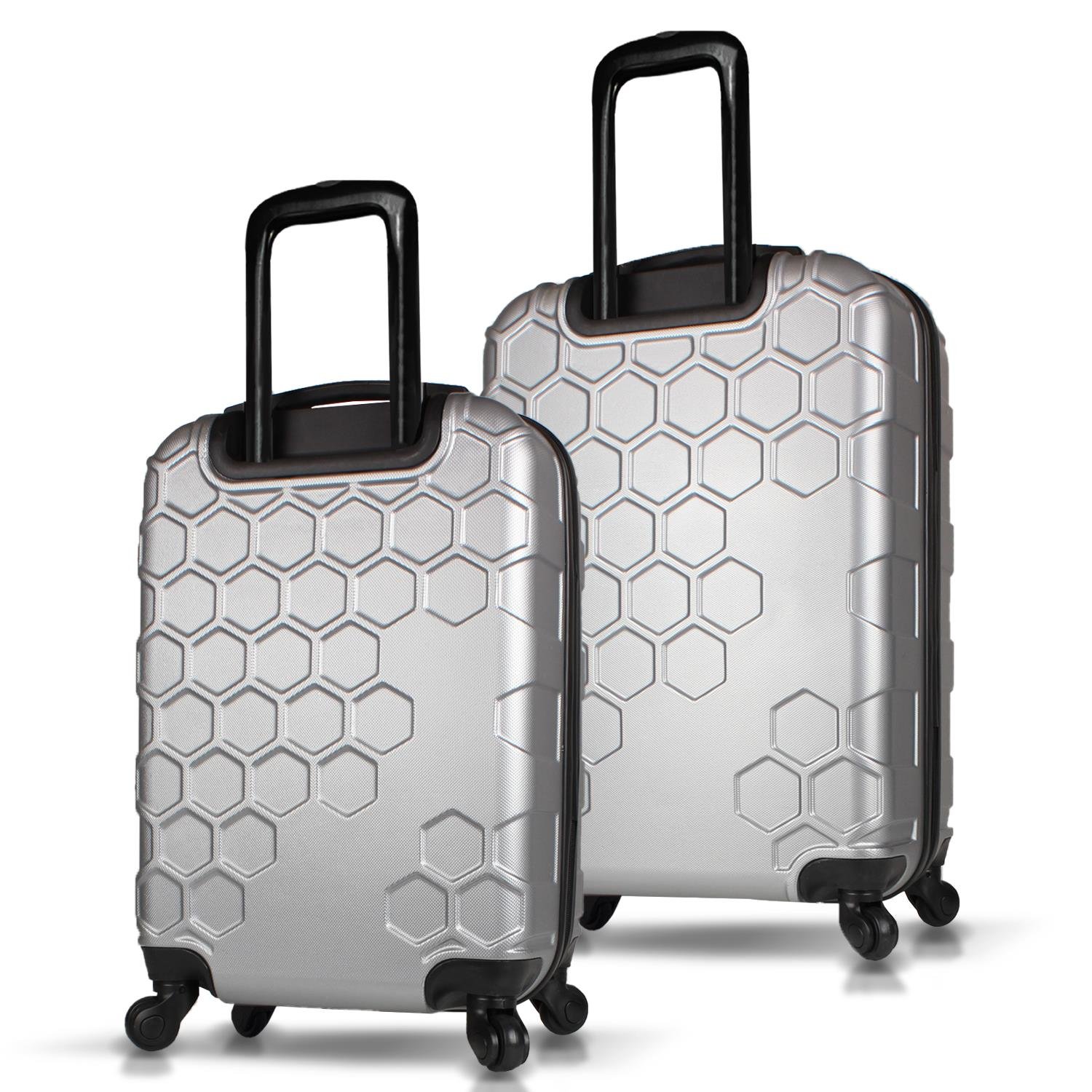 My Valice Honey Abs Cabin and Medium Size Set of  2 Luggage Set Grey