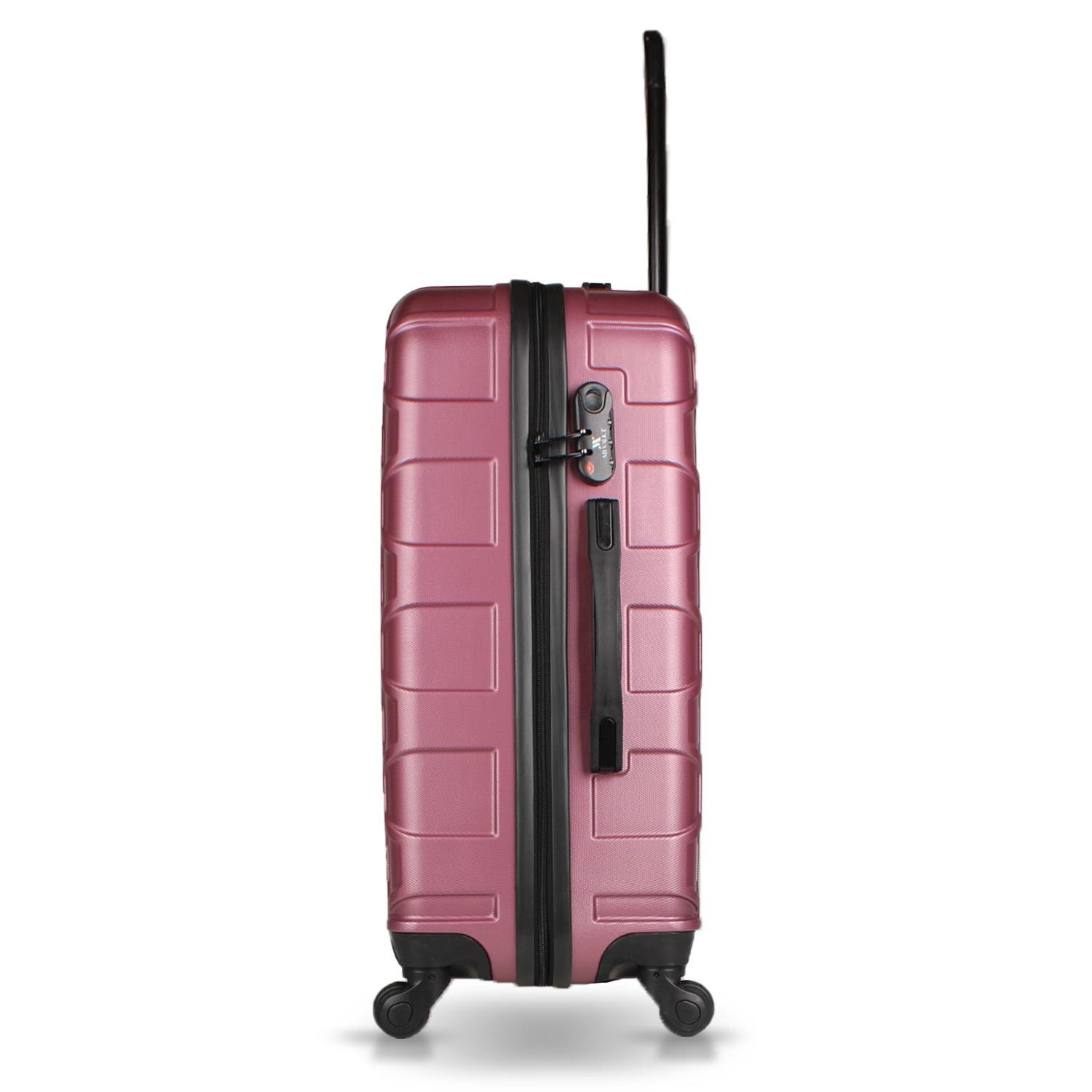 My Valice Honey Abs Cabin and Medium Size Set of  2 Luggage Set Rose Gold