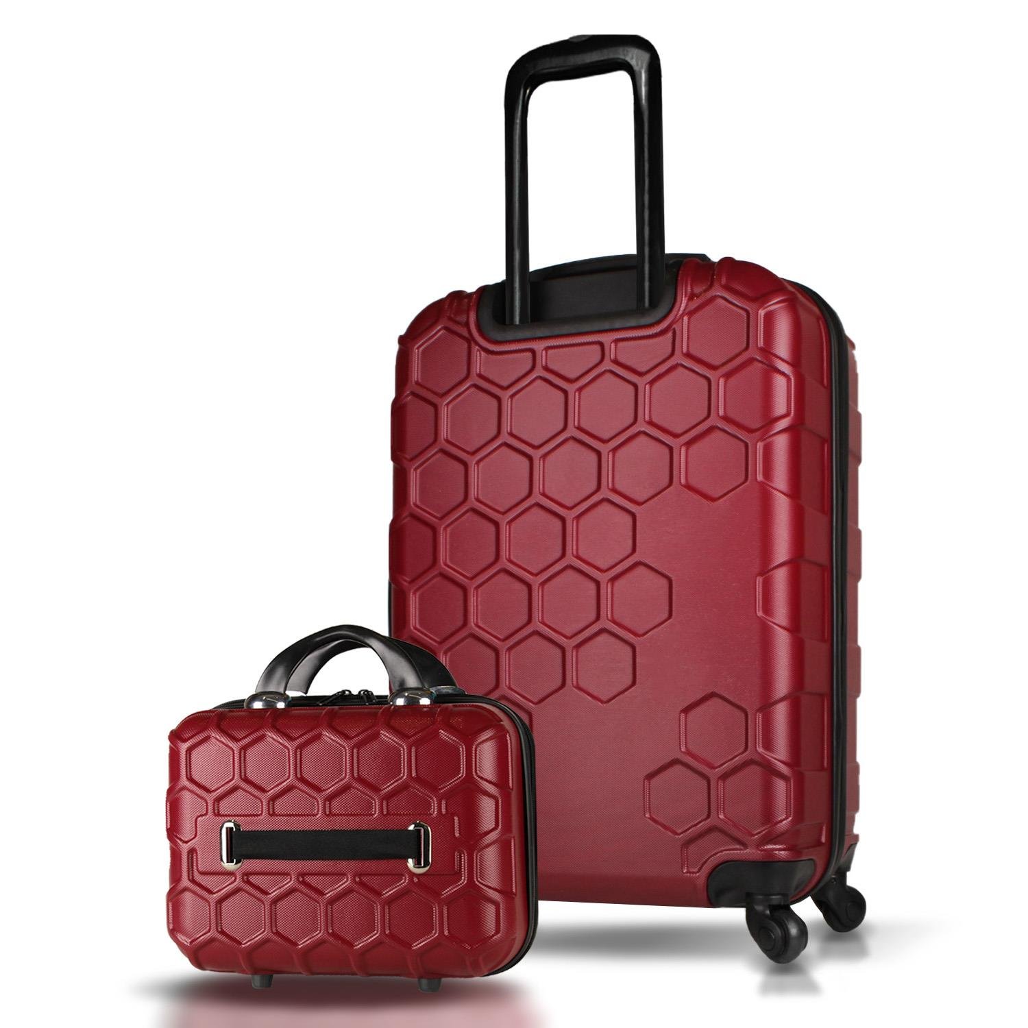 My Valice Honey Abs Makyaj ve Orta Boy Haki  2'li Valiz Seti