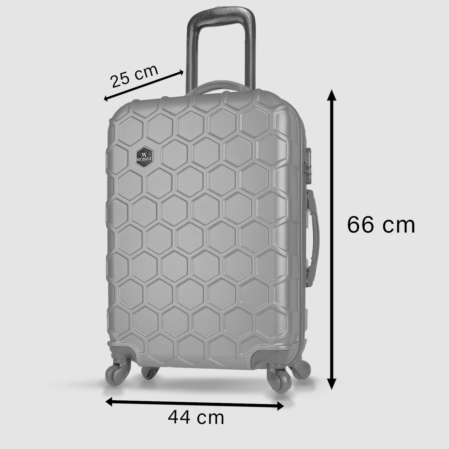 My Valice Honey Abs Medium Size Luggage Fuchsia