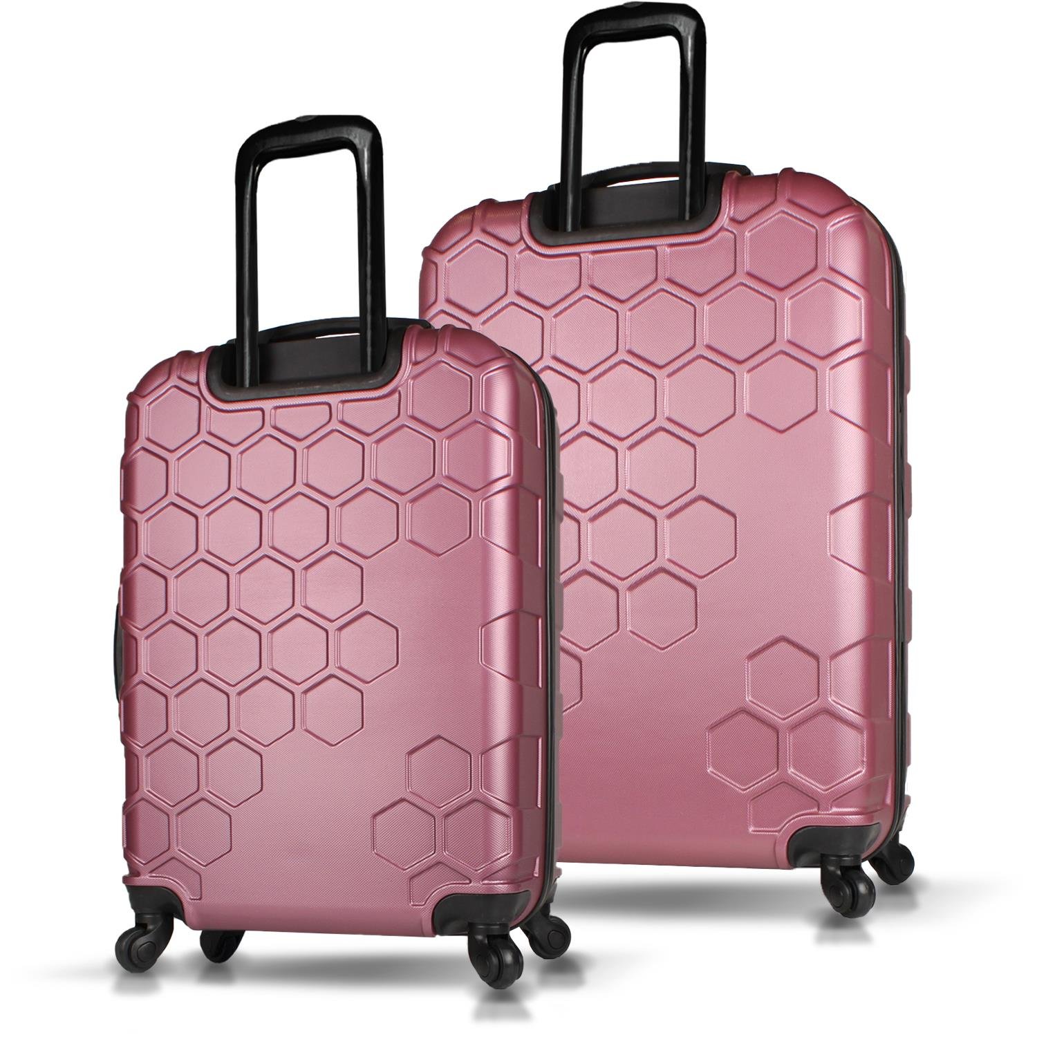 My Valice Honey Abs Medium and Large Size Set of 2 Luggage Set Rose Gold