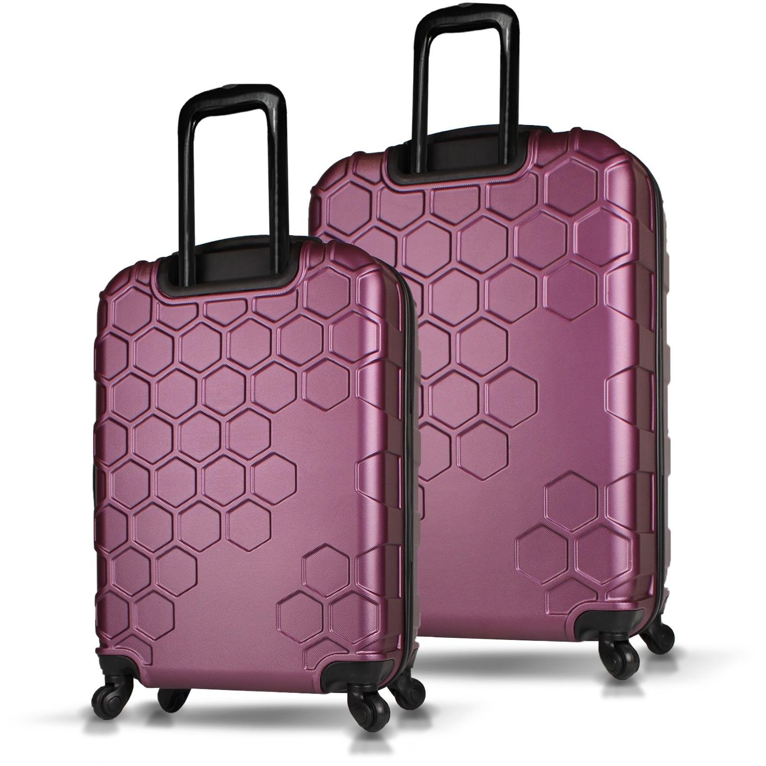 My Valice Honey Abs Medium and Large Size Set of 2 Luggage Set Fuchsia