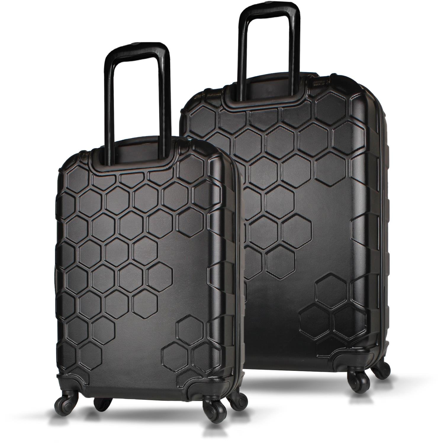 My Valice Honey Abs Medium and Large Size Set of 2 Luggage Set Black