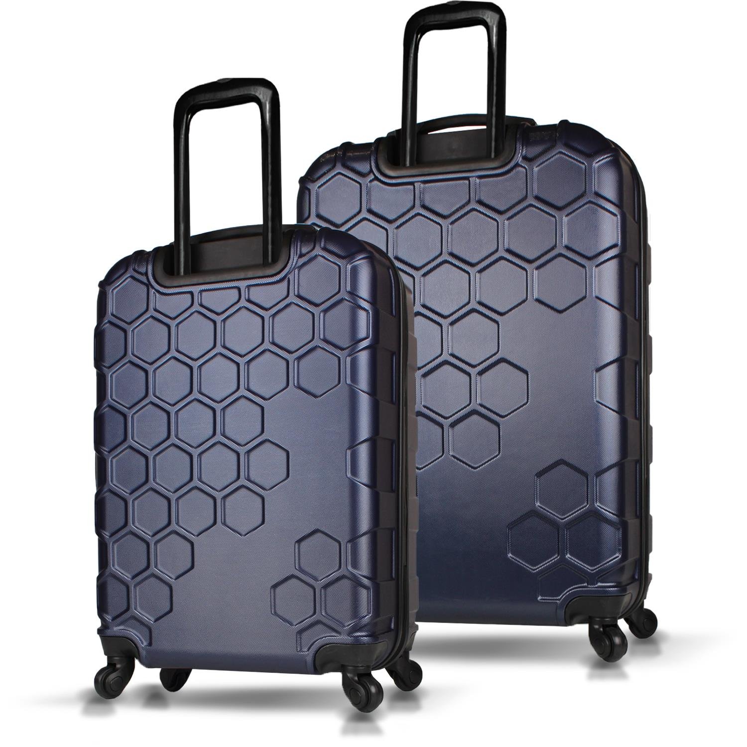 My Valice Honey Abs Medium and Large Size Set of 2 Luggage Set Navy Blue