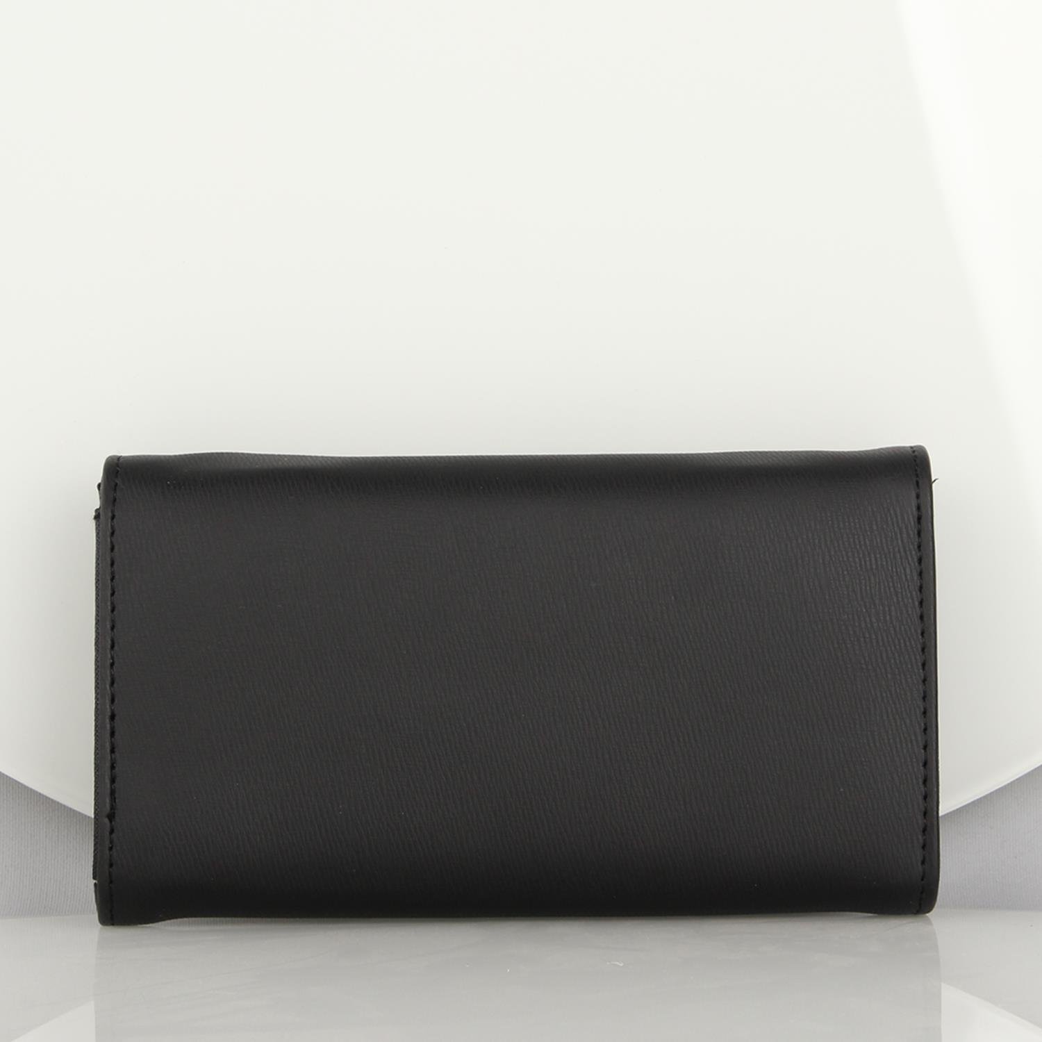 My Valice Kadın Deri Çapraz Mini Portföy Çanta Cüzdan ve Kartlık Bölmeli Telefon Çantası 1622 Siyah