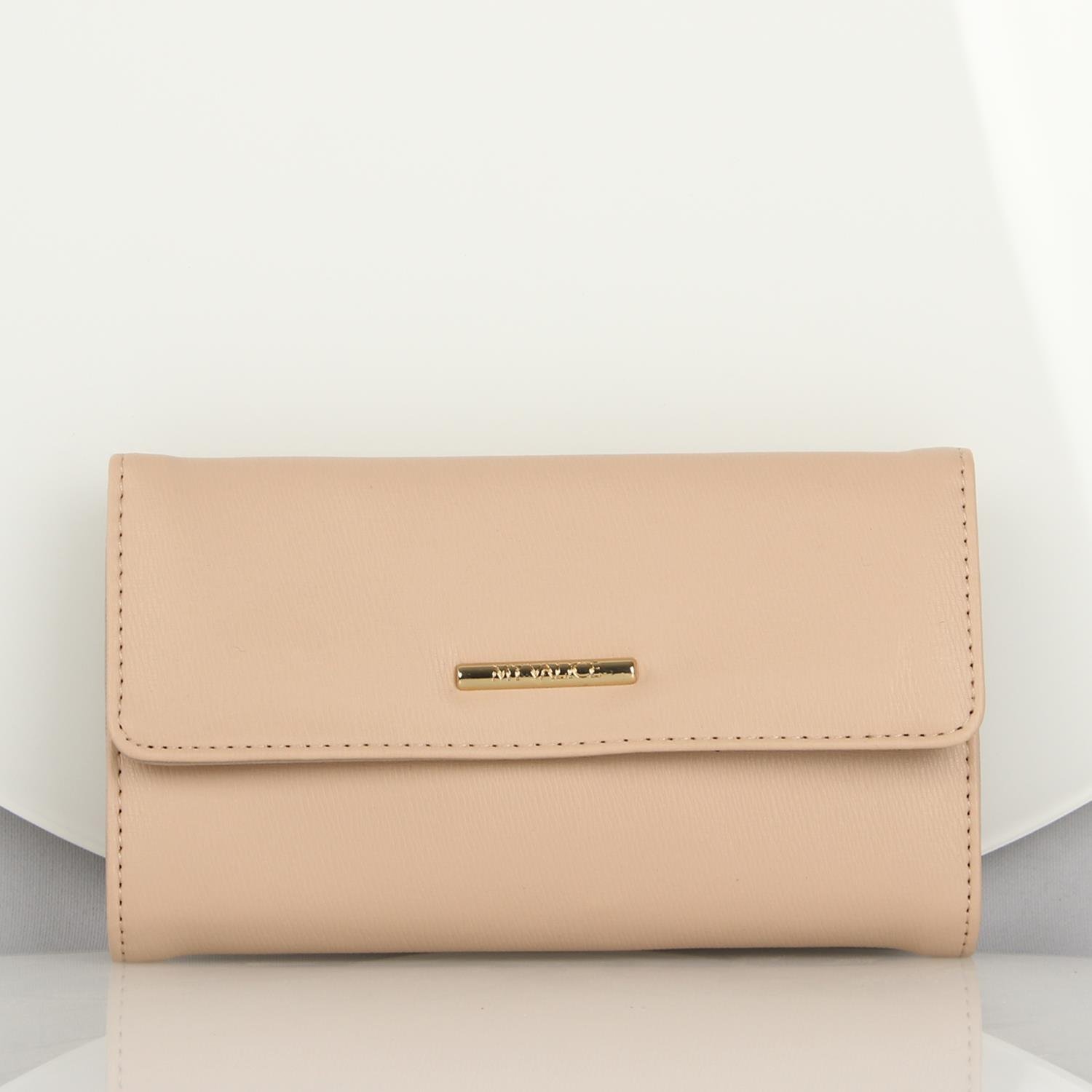 My Valice Kadın Deri Çapraz Mini Portföy Çanta Cüzdan ve Kartlık Bölmeli Telefon Çantası 1622 Bej