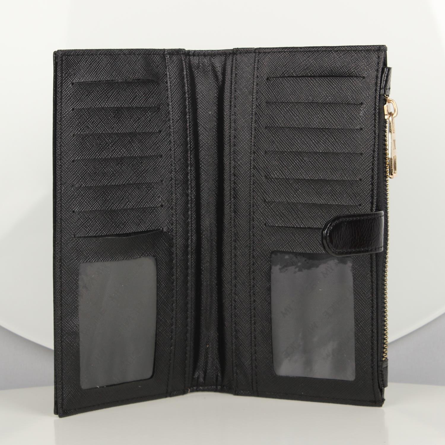 My Valice Kadın Deri Cüzdan ve Kartlık 1625 Siyah