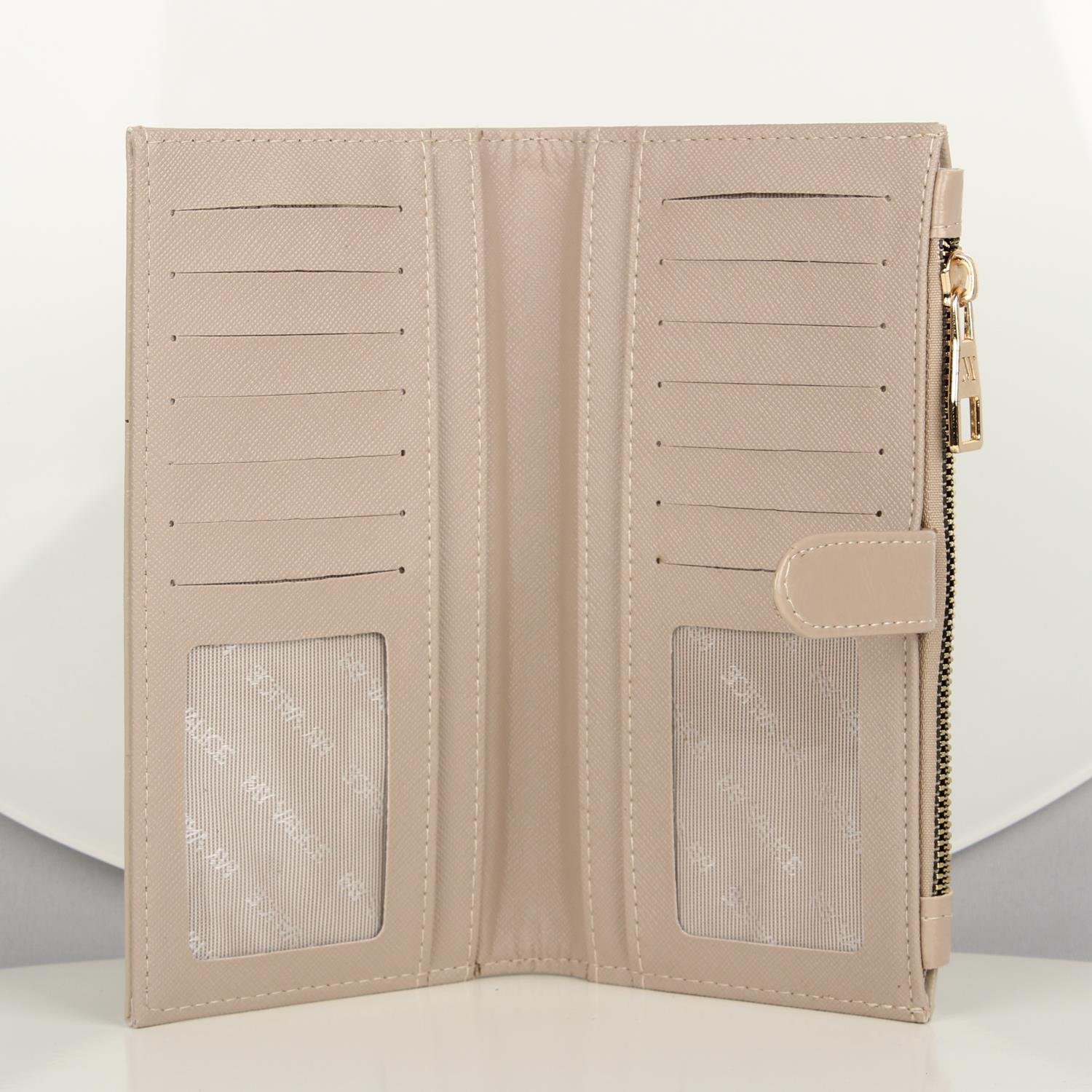 My Valice Kadın Deri Cüzdan ve Kartlık 1625 Bej