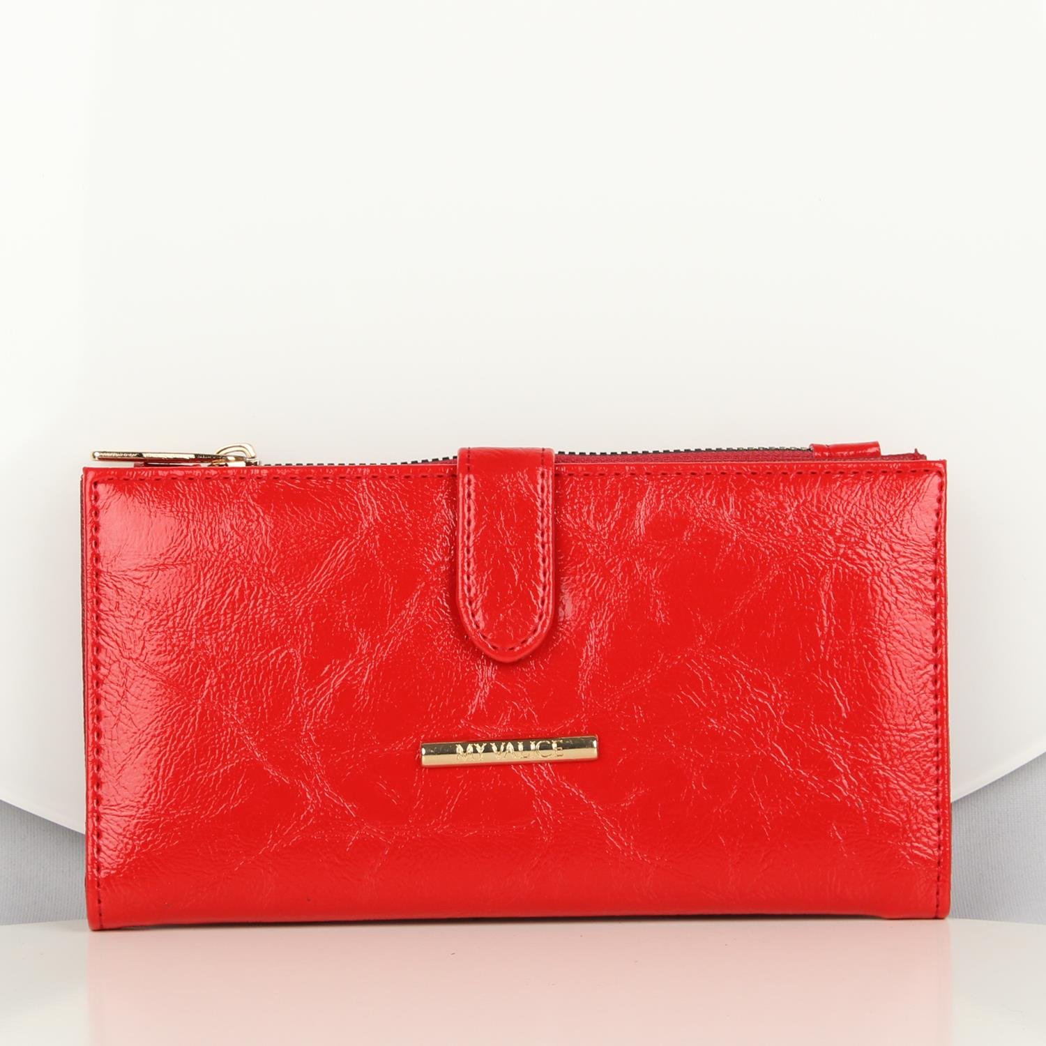 My Valice Kadın Deri Cüzdan ve Kartlık 1625 Kırmızı