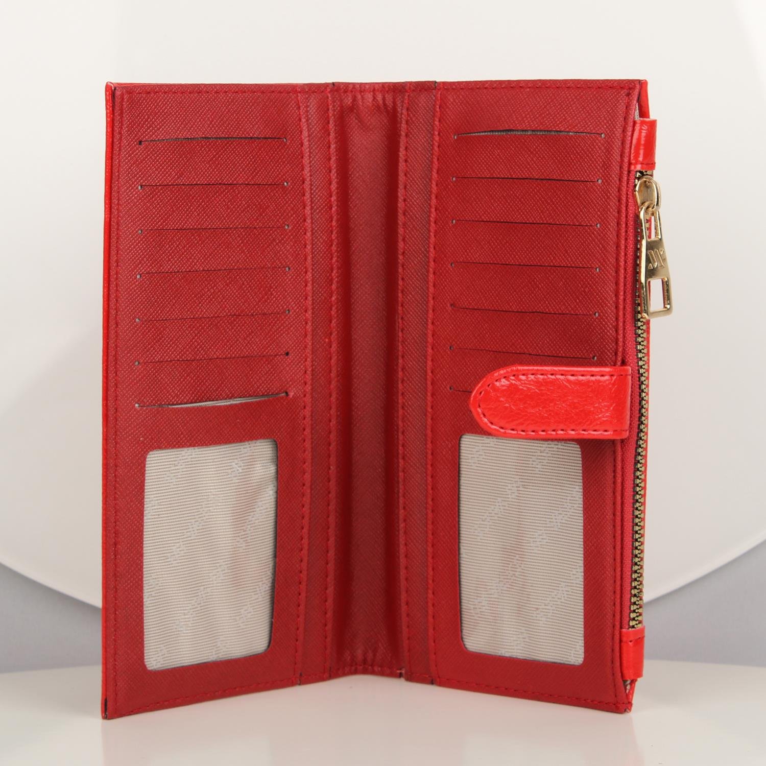 My Valice Kadın Deri Cüzdan ve Kartlık 1625 Kırmızı