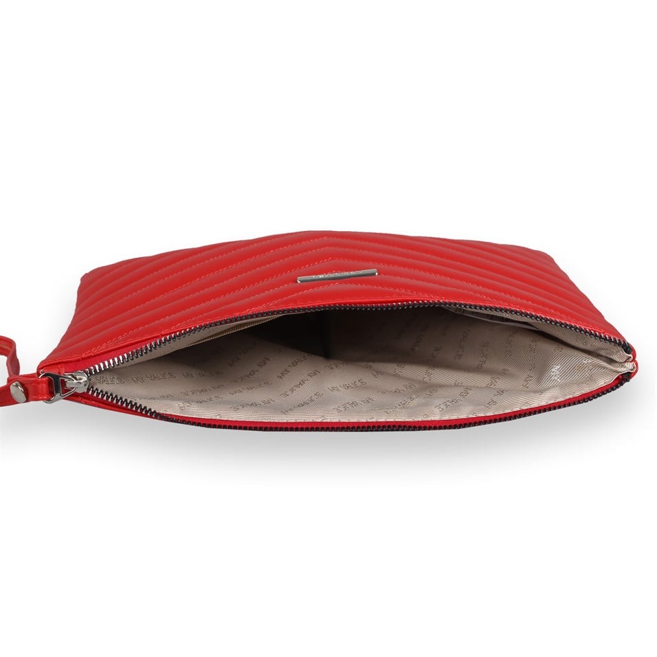 My Valice Kadın Deri El Portföy Çanta 1615 Kırmızı