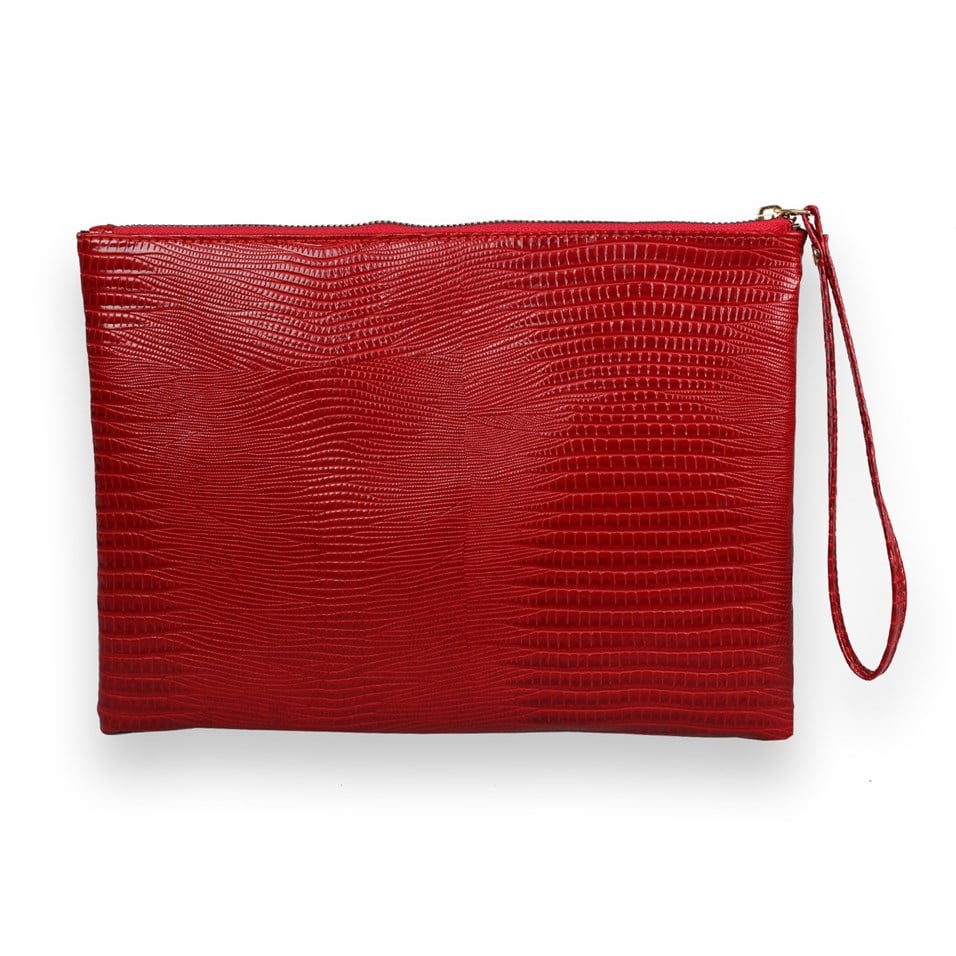 My Valice Kadın Deri El Portföy Çanta 1616 Kırmızı