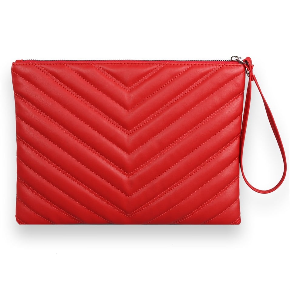 My Valice Kadın Deri El Portföy Çanta 1615 Kırmızı