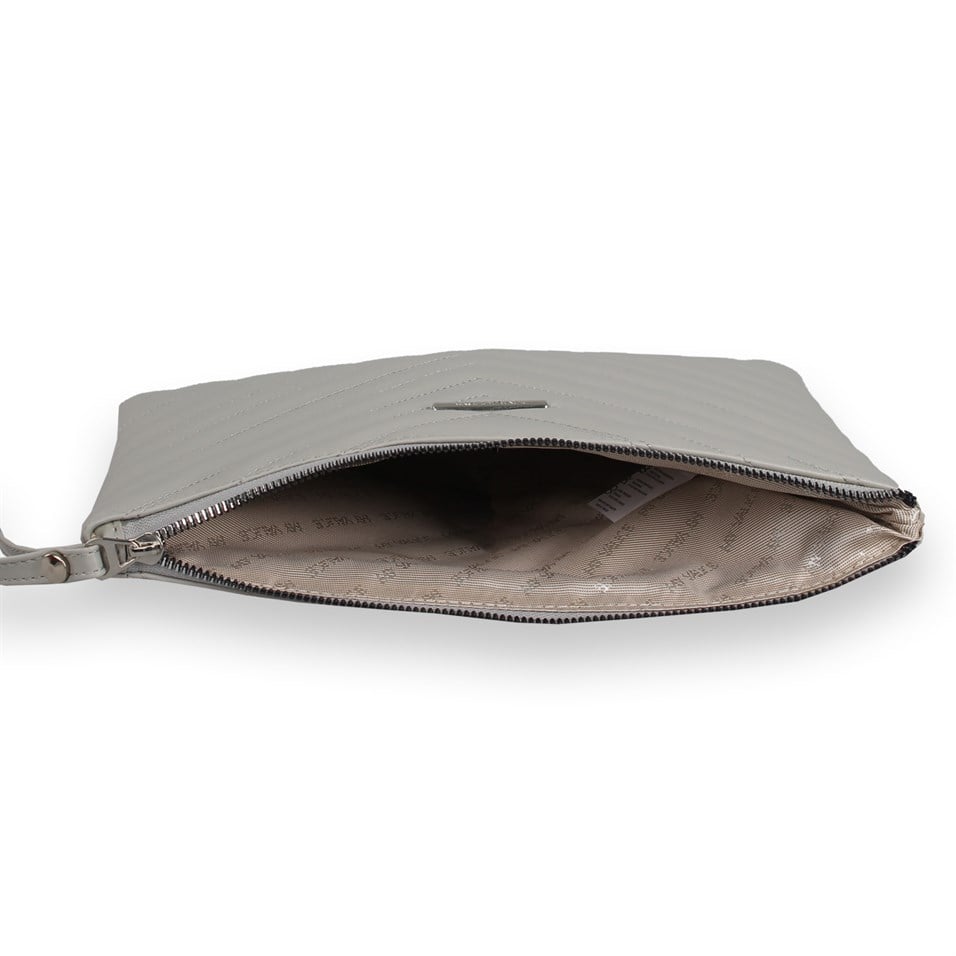 My Valice Kadın Deri El Portföy Çanta 1615 Gri