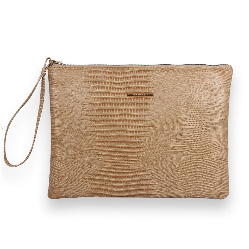 My Valice Kadın Deri El Portföy Çanta 1616 Vizon