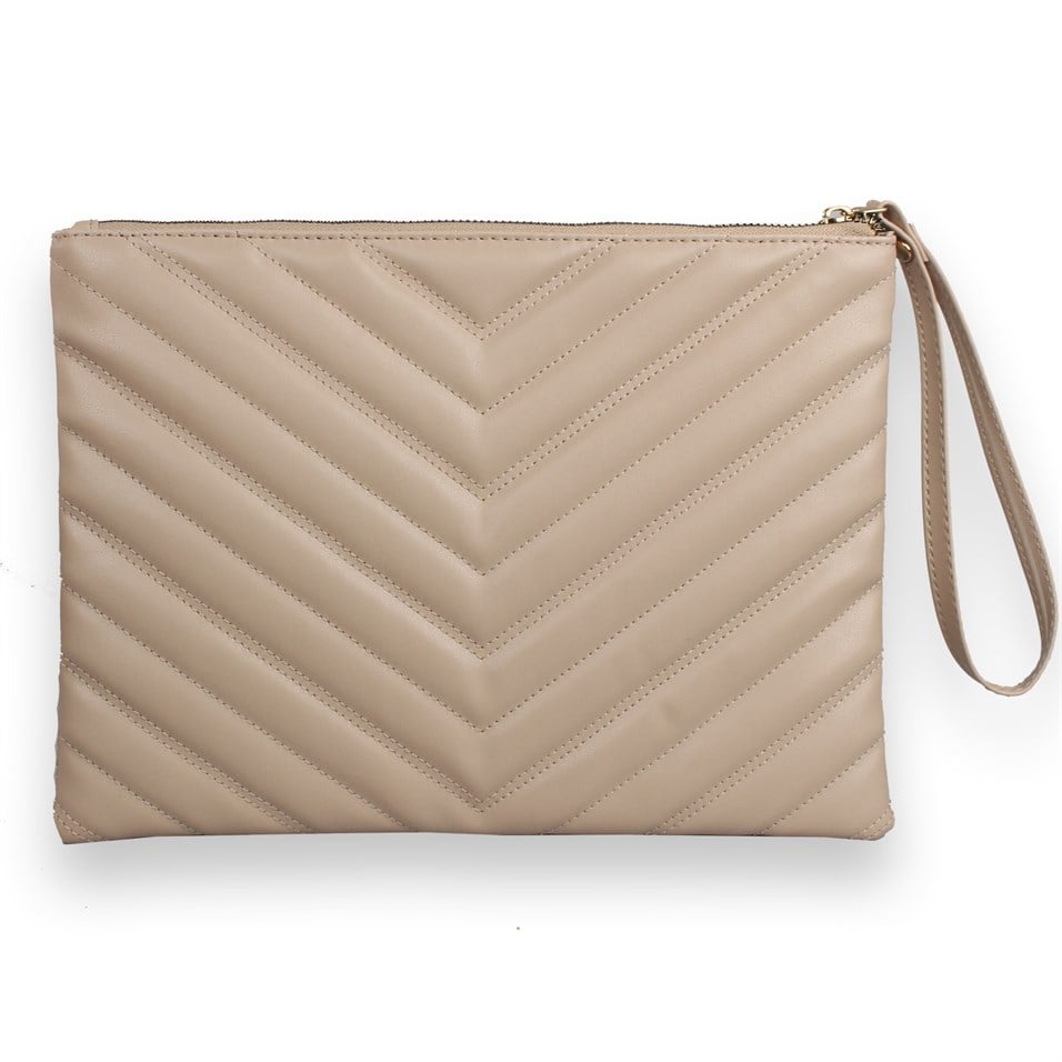 My Valice Kadın Deri El Portföy Çanta 1615 Vizon