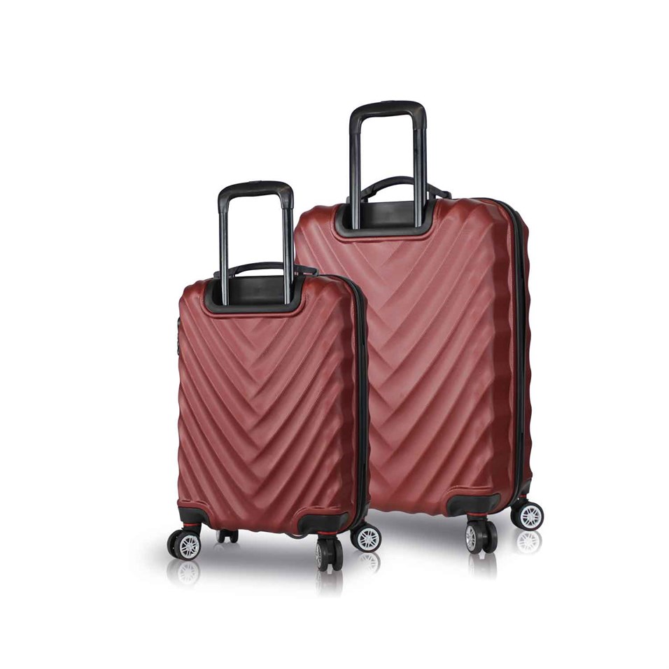 My Valice Lotus Abs 2'li Valiz Seti (Kabin ve Orta) Bordo